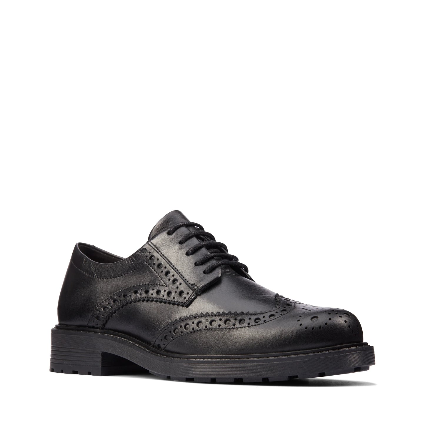 Zapatos casual para mujer de la marca clarks modelo orinoco2 limit black leather en color negro