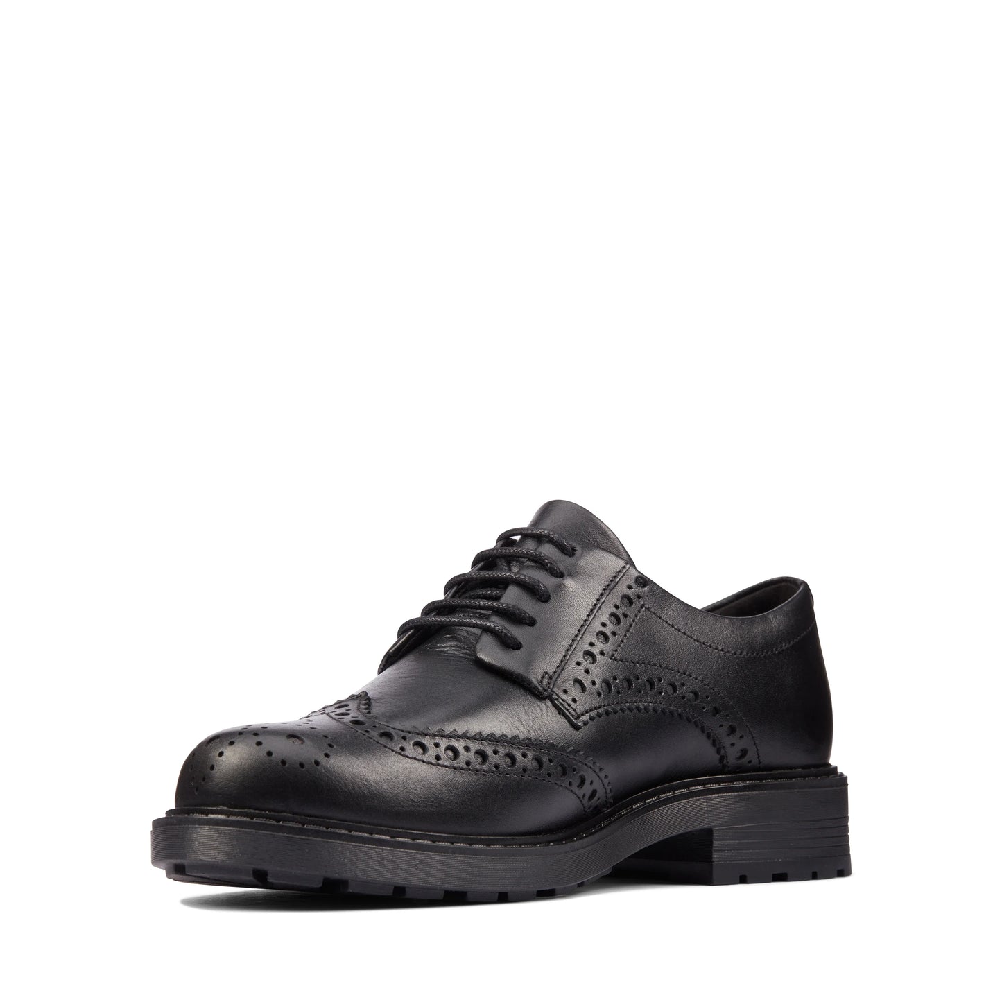 Zapatos casual para mujer de la marca clarks modelo orinoco2 limit black leather en color negro