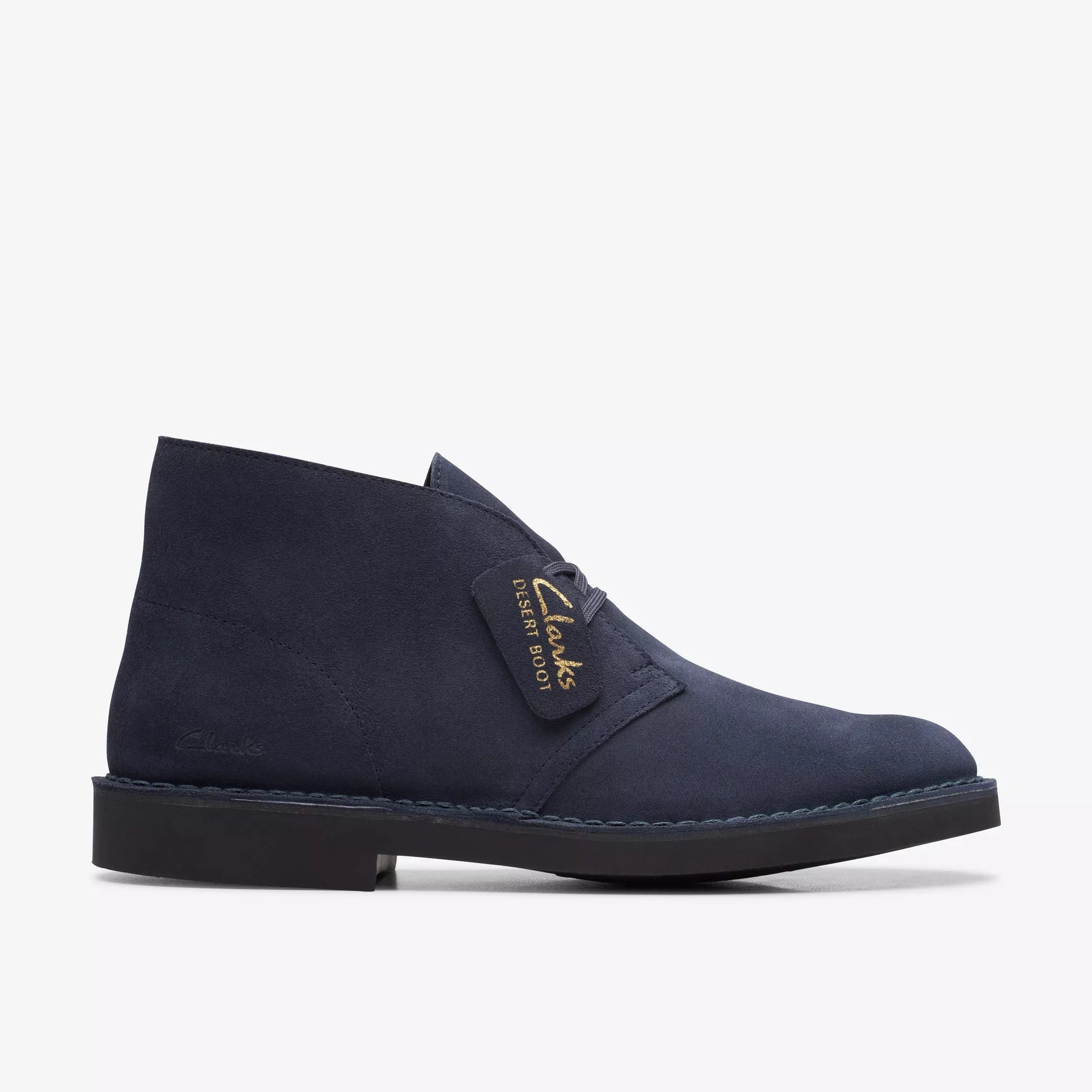CLARKS DESERT BT EVO NAVY BLUE SUEDE BOOTS FOR MEN – Tascon