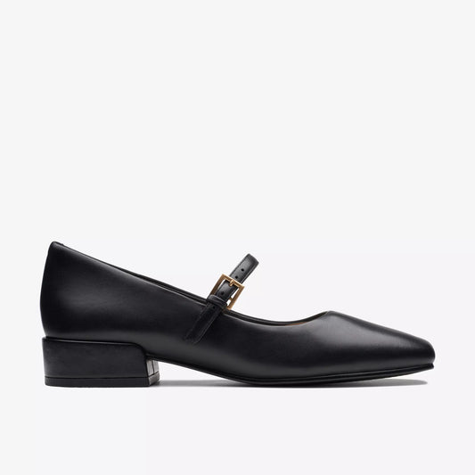 CLARKS | ZAPATOS DE VESTIR | MUJER | SEREN30 BUCKLE BLACK LEATHER | NEGRO
