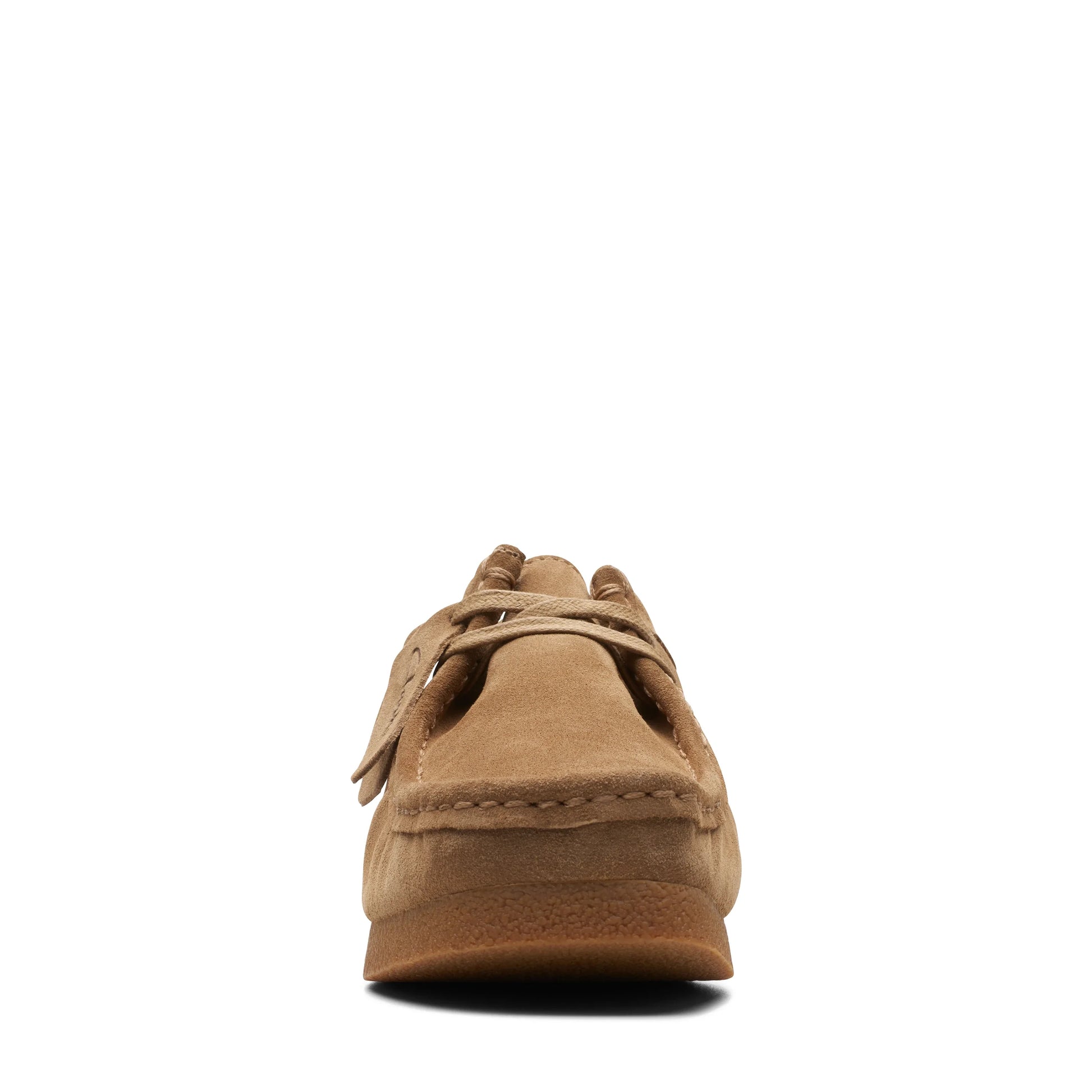 Zapatos casual para hombre de la marca clarks modelo wallabeeevo dark sand suede en color beige