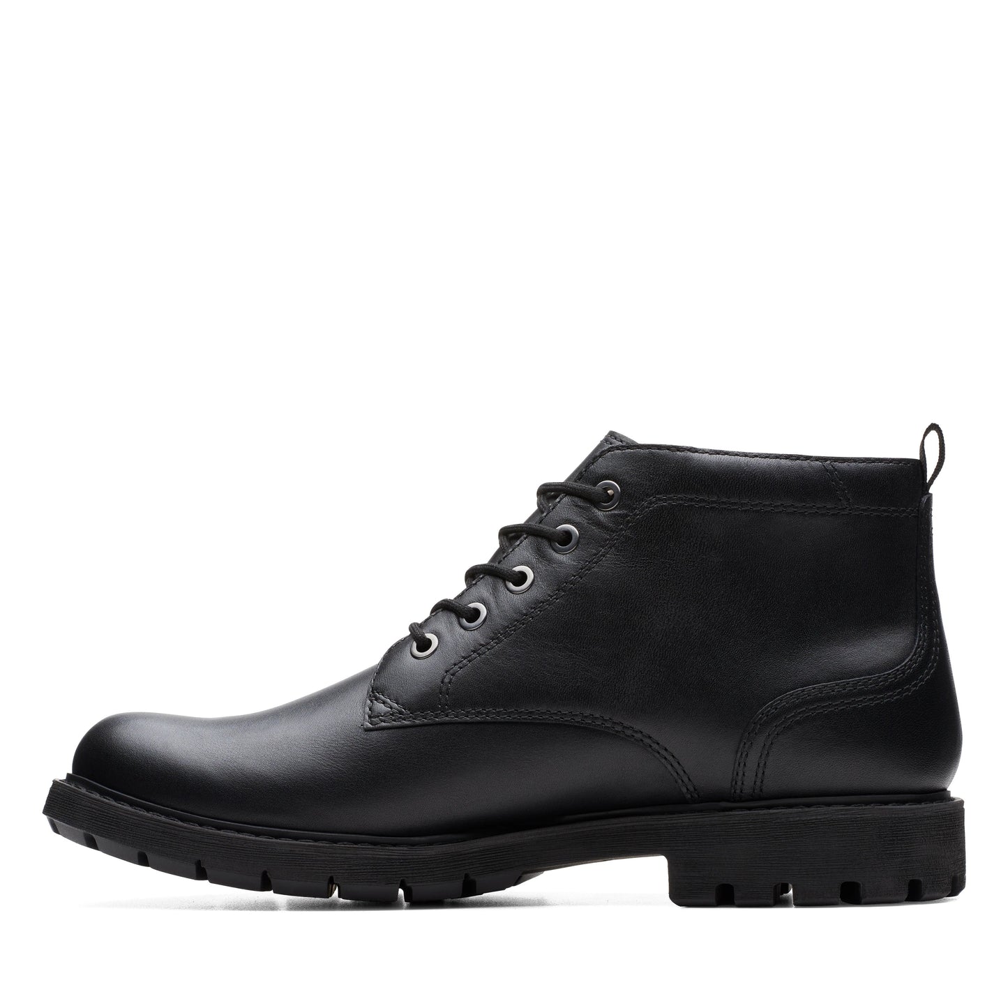 Botas para hombre de la marca clarks modelo batcombemixgtx black leather en color negro