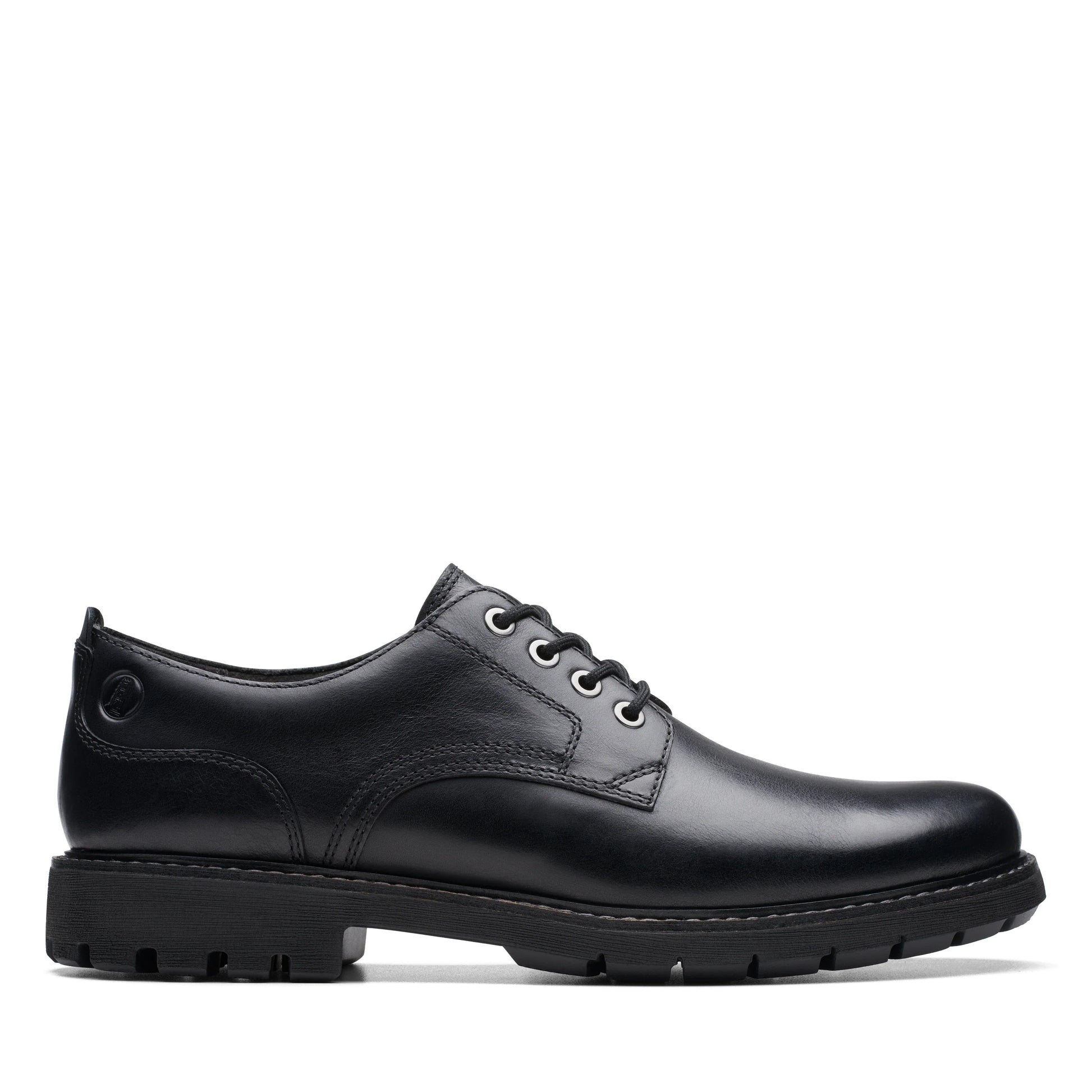 Zapatos casual para hombre de la marca clarks modelo batcombe tie black leather en color negro