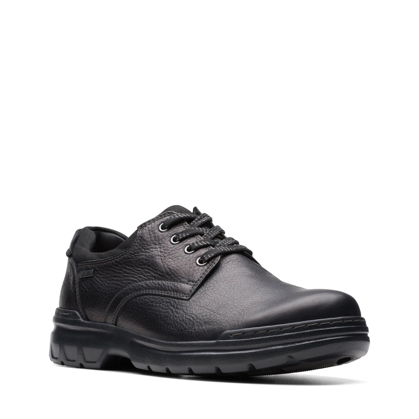 Zapatos casual para hombre de la marca clarks modelo rockie walkgtx black leather en color negro