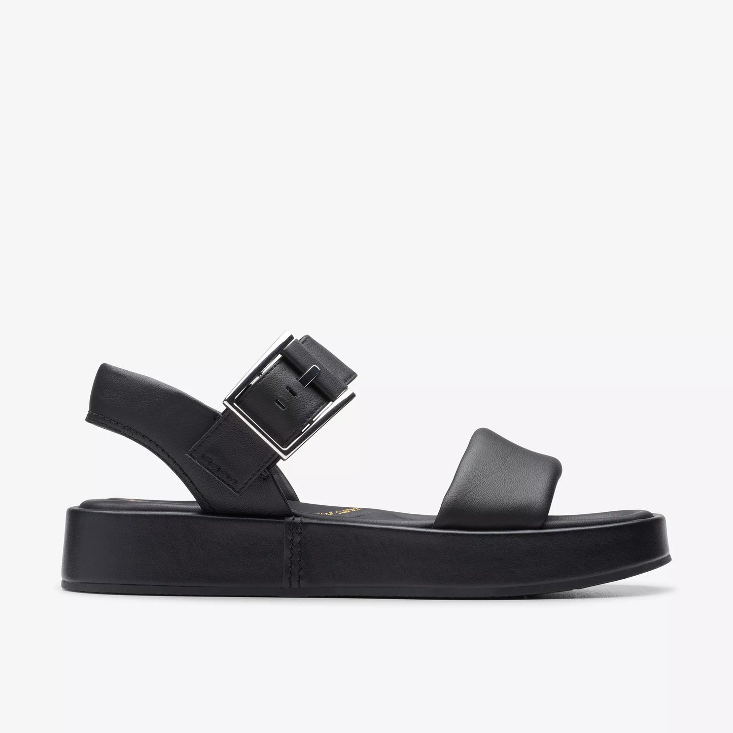 CLARKS | WOMEN'S SANDALS | ALDA STRAP BLACK LEATHER | BLACK