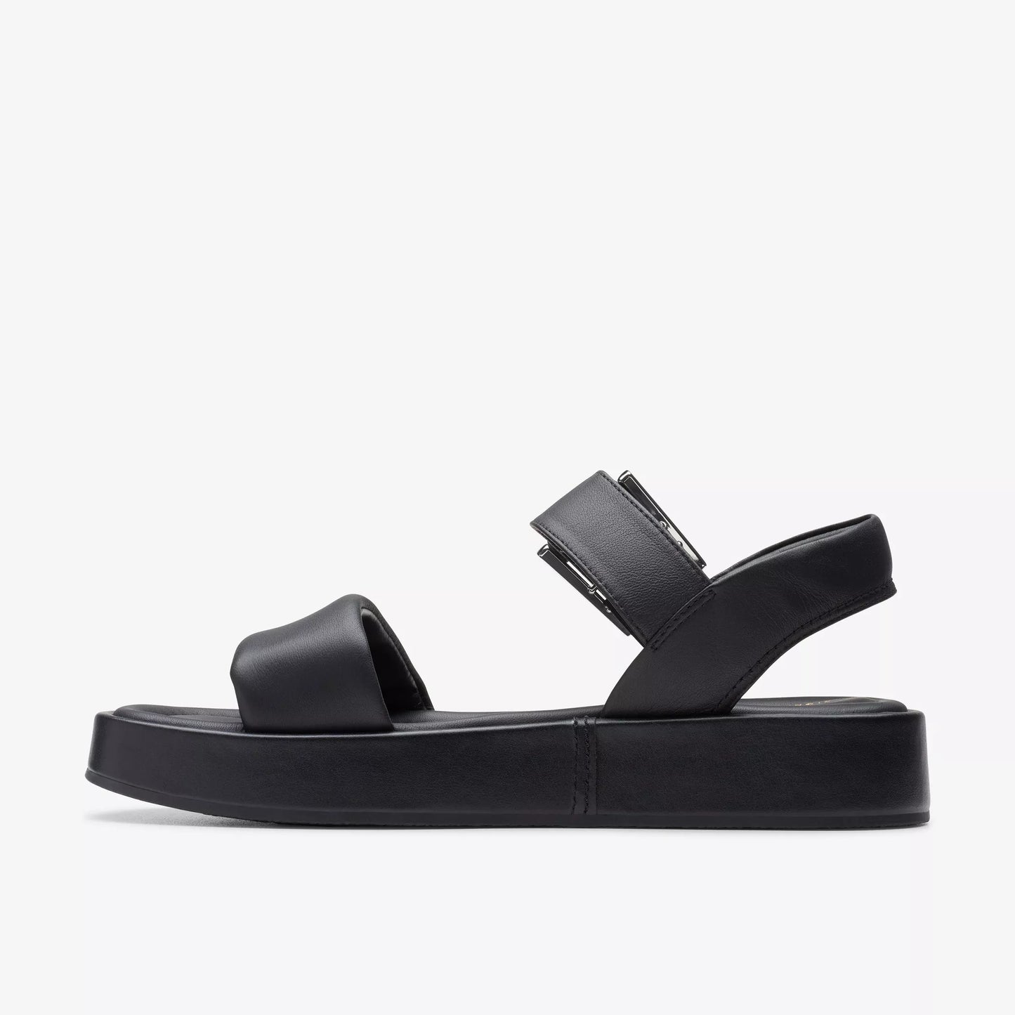 CLARKS | WOMEN'S SANDALS | ALDA STRAP BLACK LEATHER | BLACK