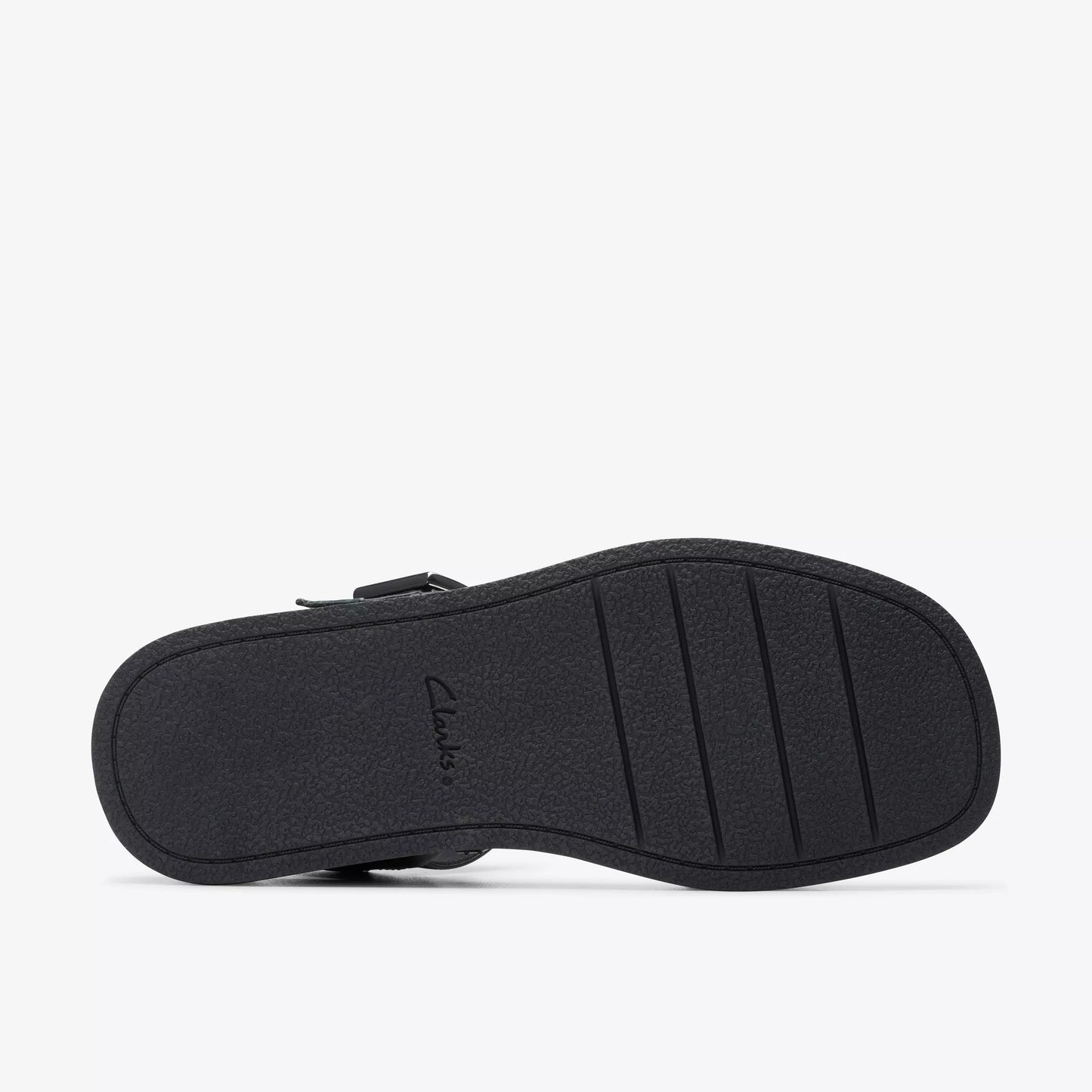 CLARKS | WOMEN'S SANDALS | ALDA STRAP BLACK LEATHER | BLACK