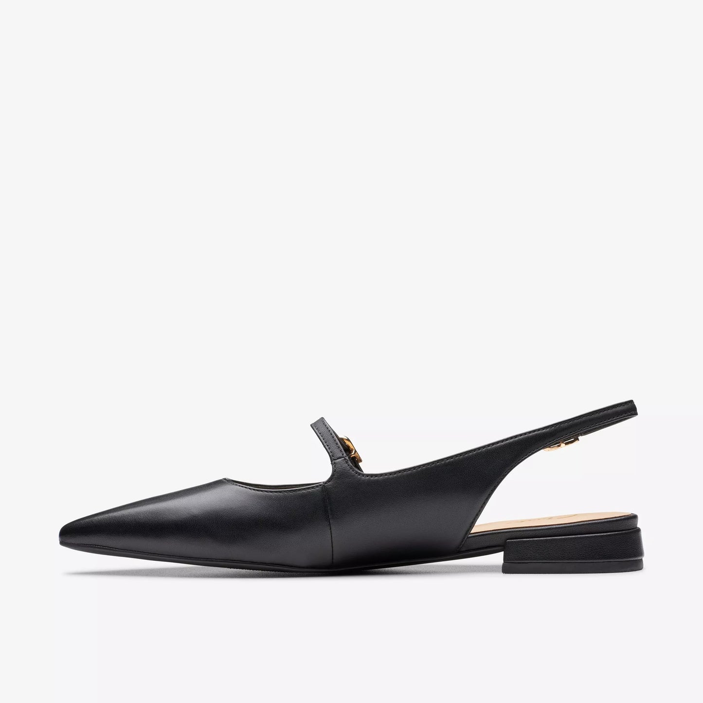 CLARKS | MARY JANE DONA | SENSA15 SHINE BLACK LEATHER | NEGRE