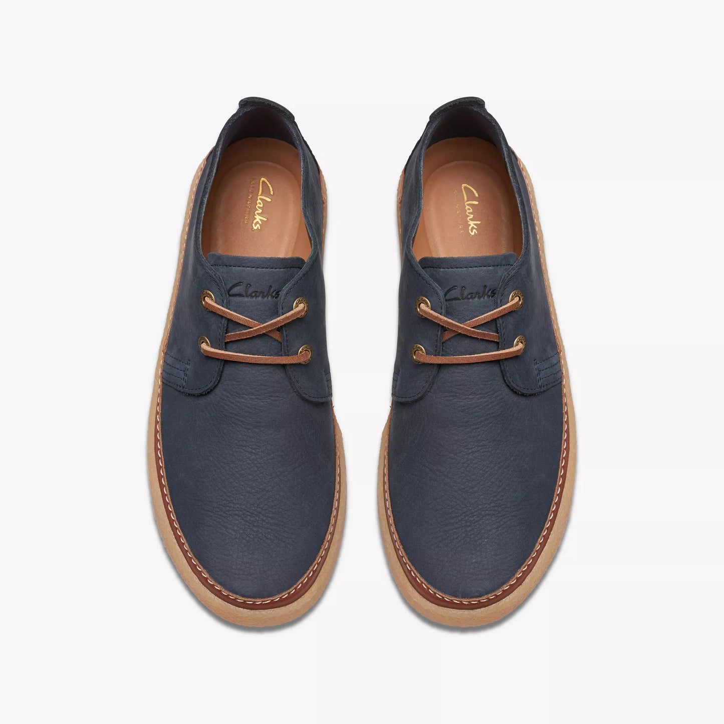 CLARKS | SCHOENEN | HEREN | CLARKWOOD LAAG NAVY NUBUCK