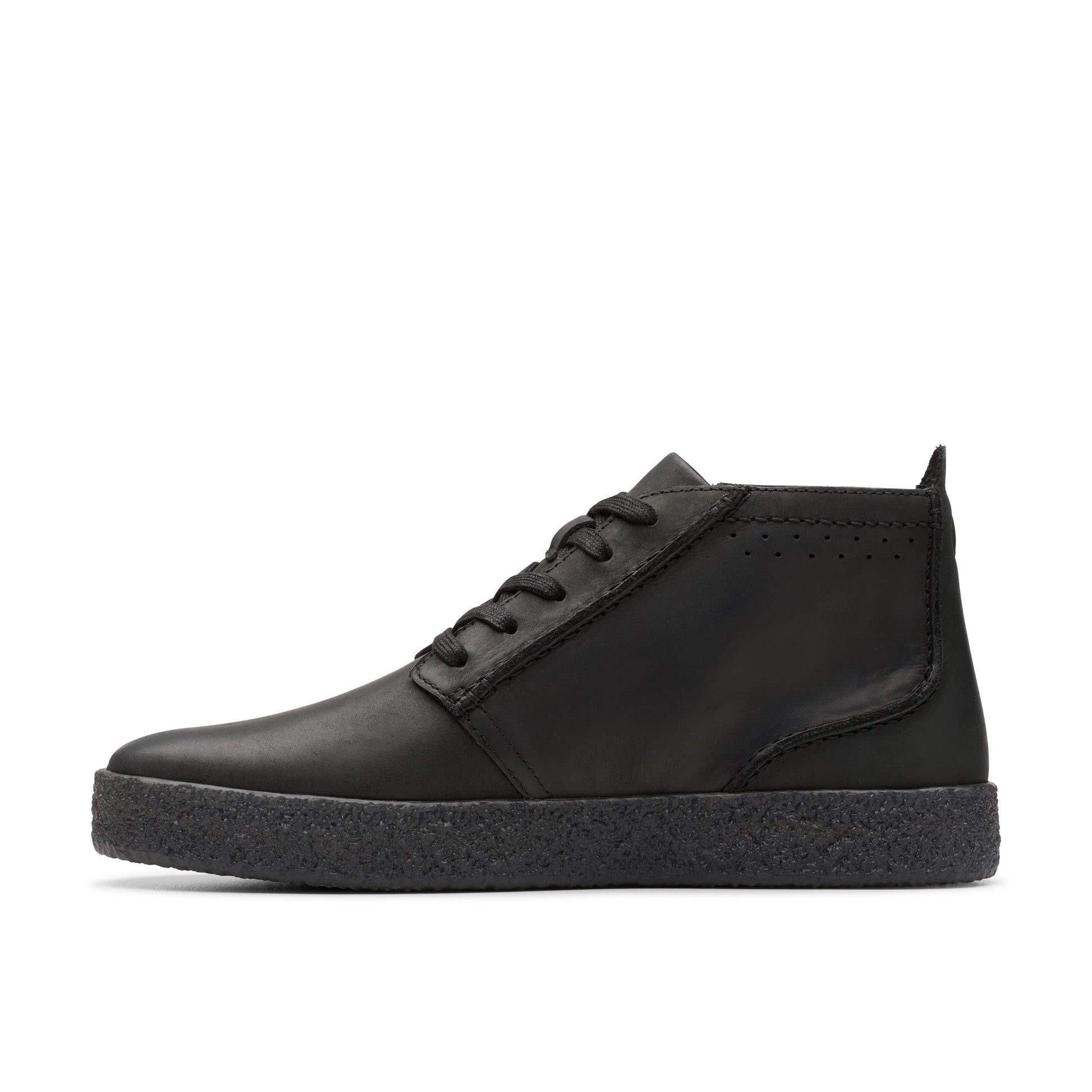 Botas para hombre de la marca clarks modelo streethill mid black en color negro