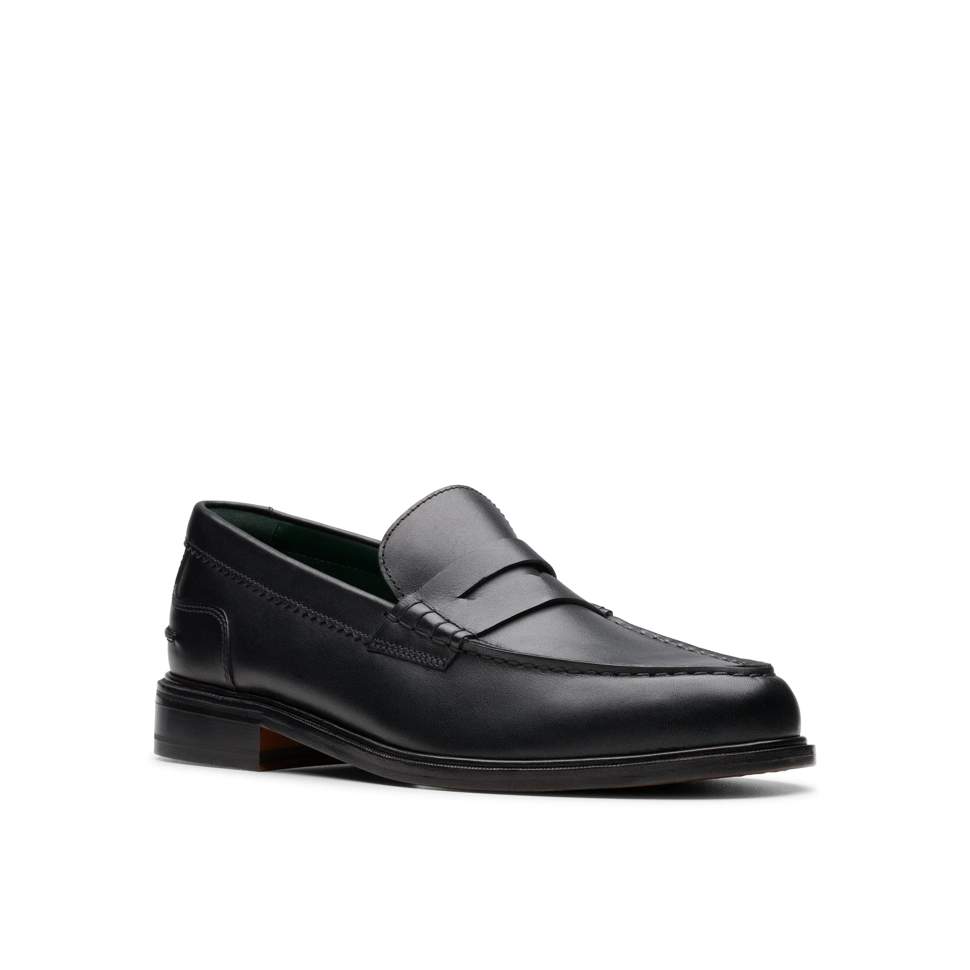 Zapatos de vestir para hombre de la marca clarks modelo craftjames lo black leather en color negro