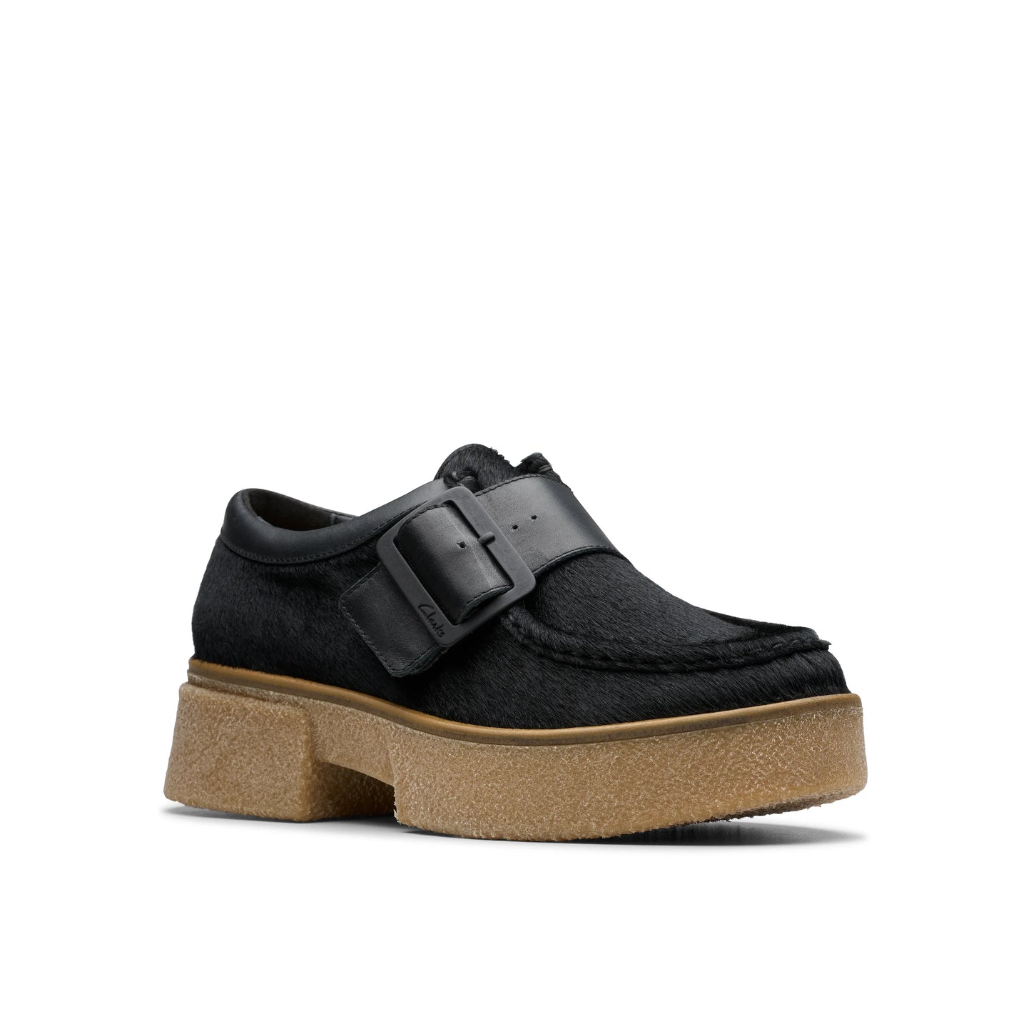 Zapatos casual para mujer de la marca clarks modelo linoso monk black interest en color negro