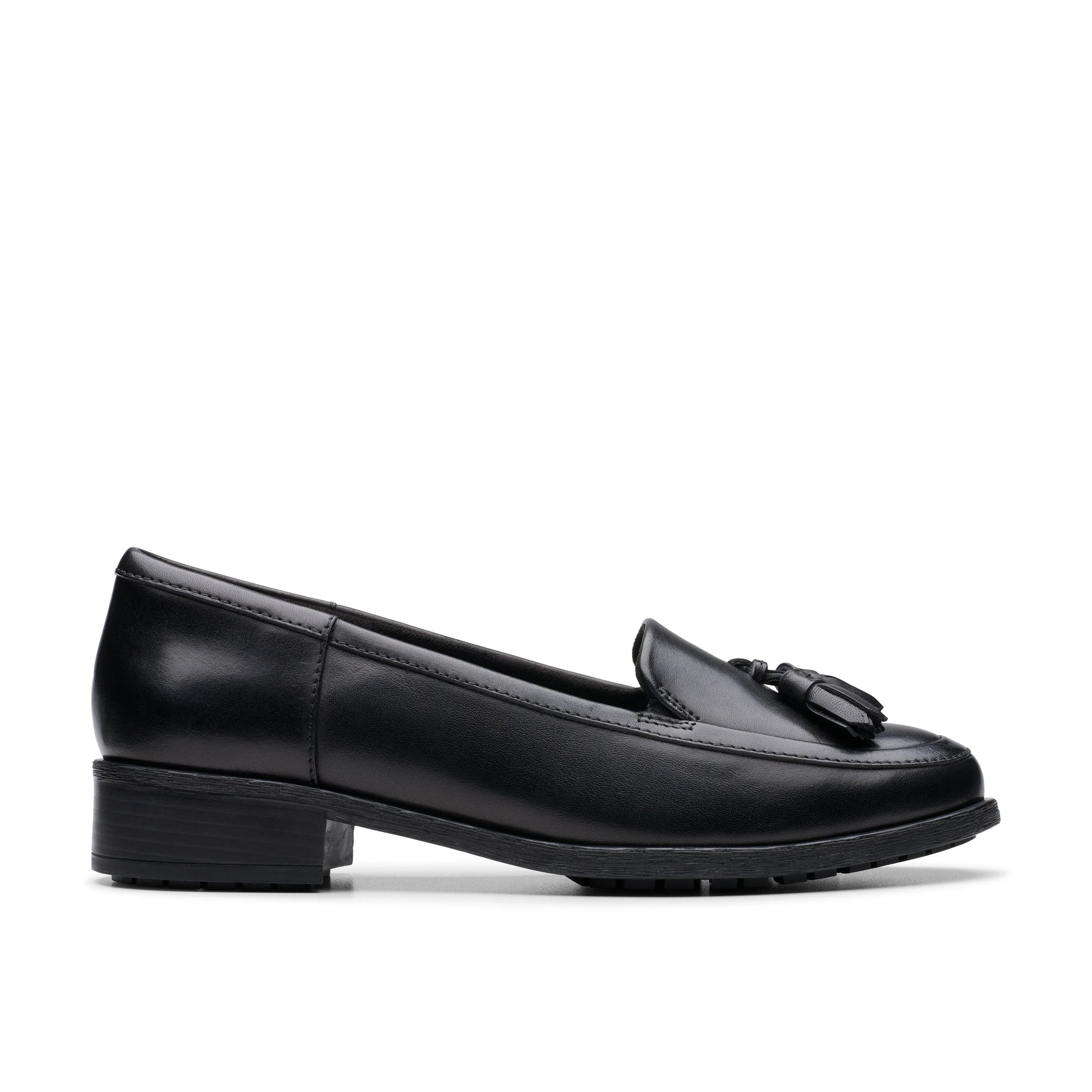 Zapatos de vestir para mujer de la marca clarks modelo havisham edge black leather en color negro