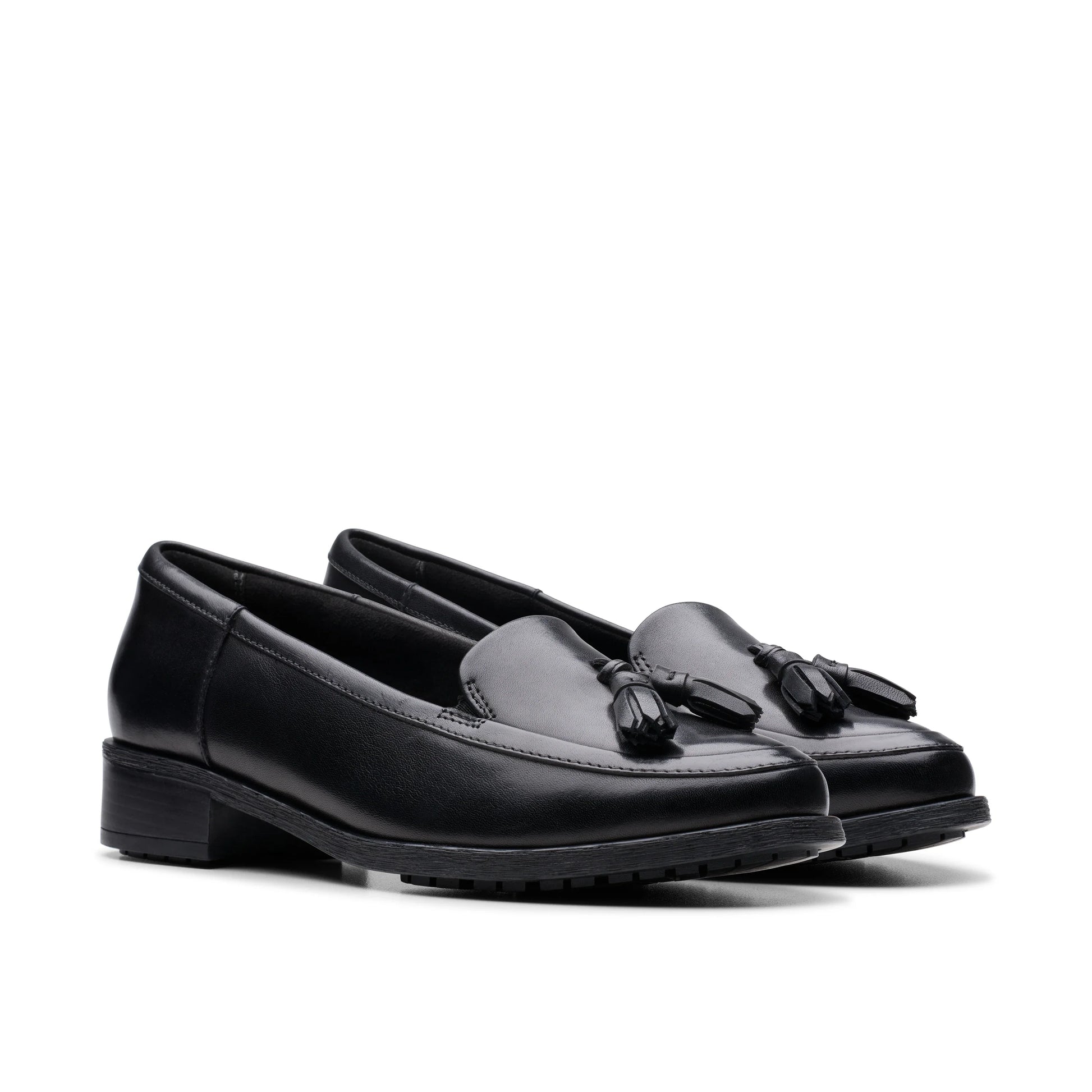 Zapatos de vestir para mujer de la marca clarks modelo havisham edge black leather en color negro