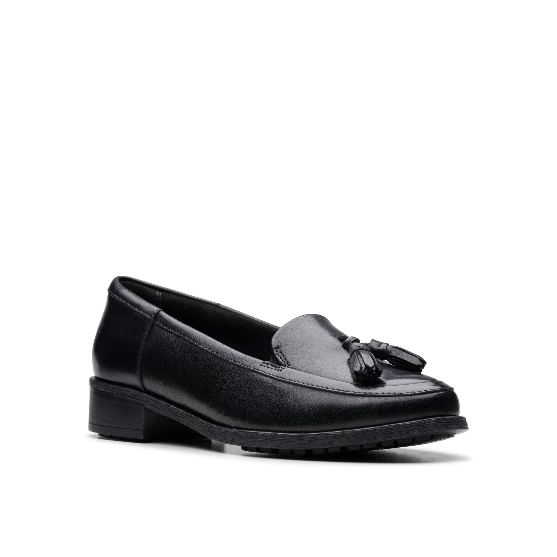 Zapatos de vestir para mujer de la marca clarks modelo havisham edge black leather en color negro