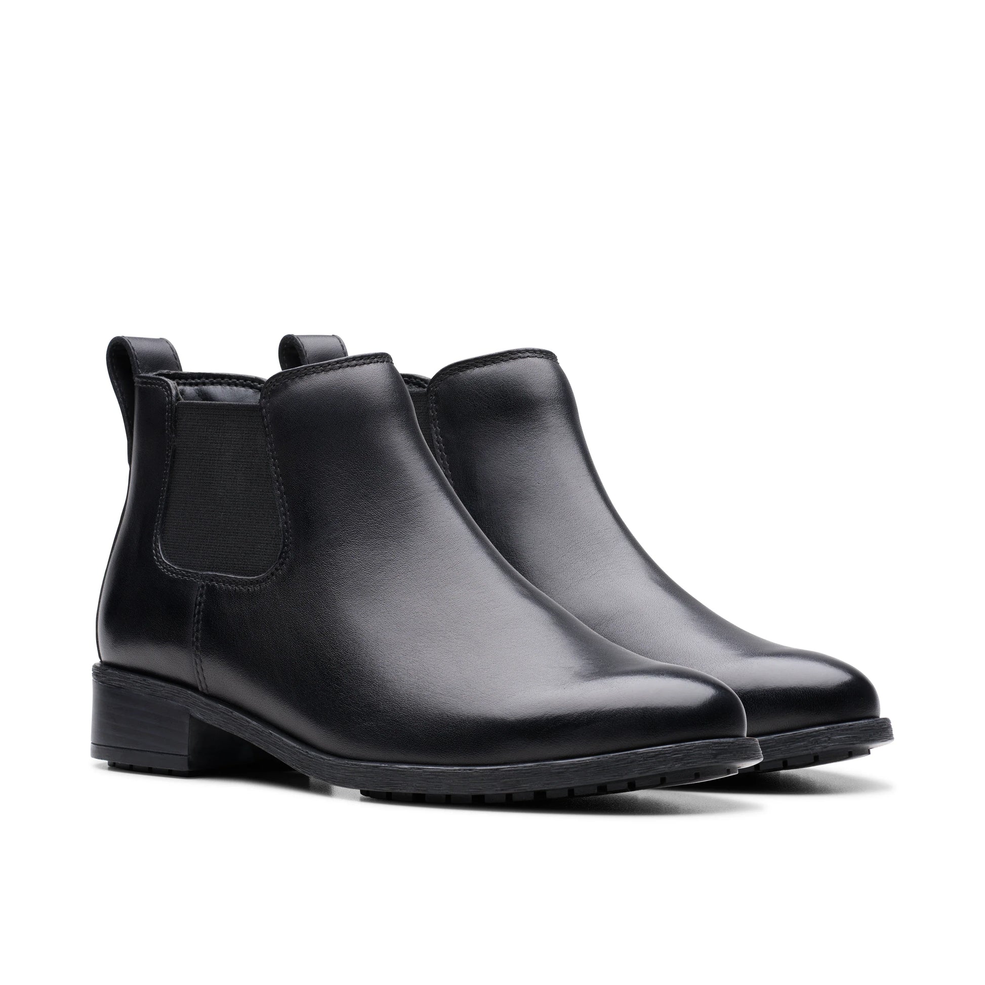 Botas para mujer de la marca clarks modelo havisham top black leather en color negro