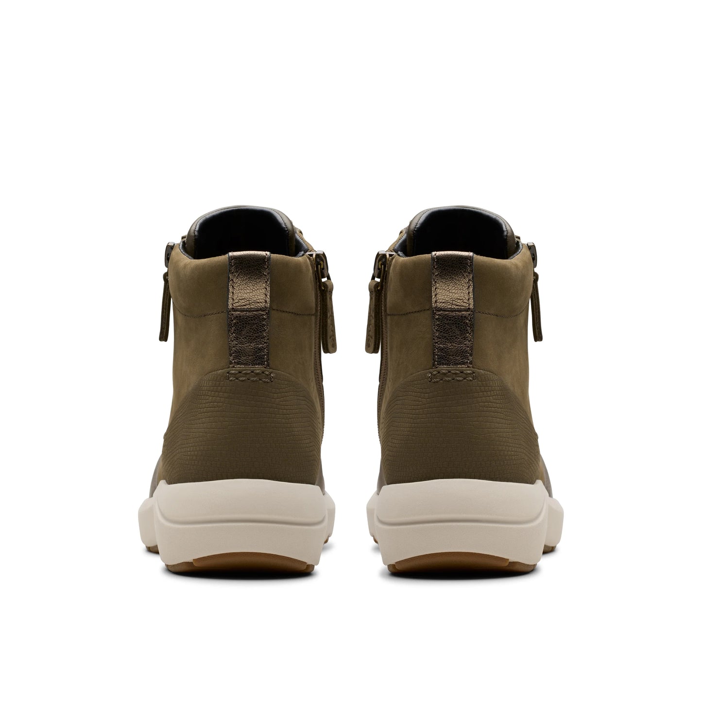 Botas para mujer de la marca clarks modelo tivoli lane dark olive combi en color verde