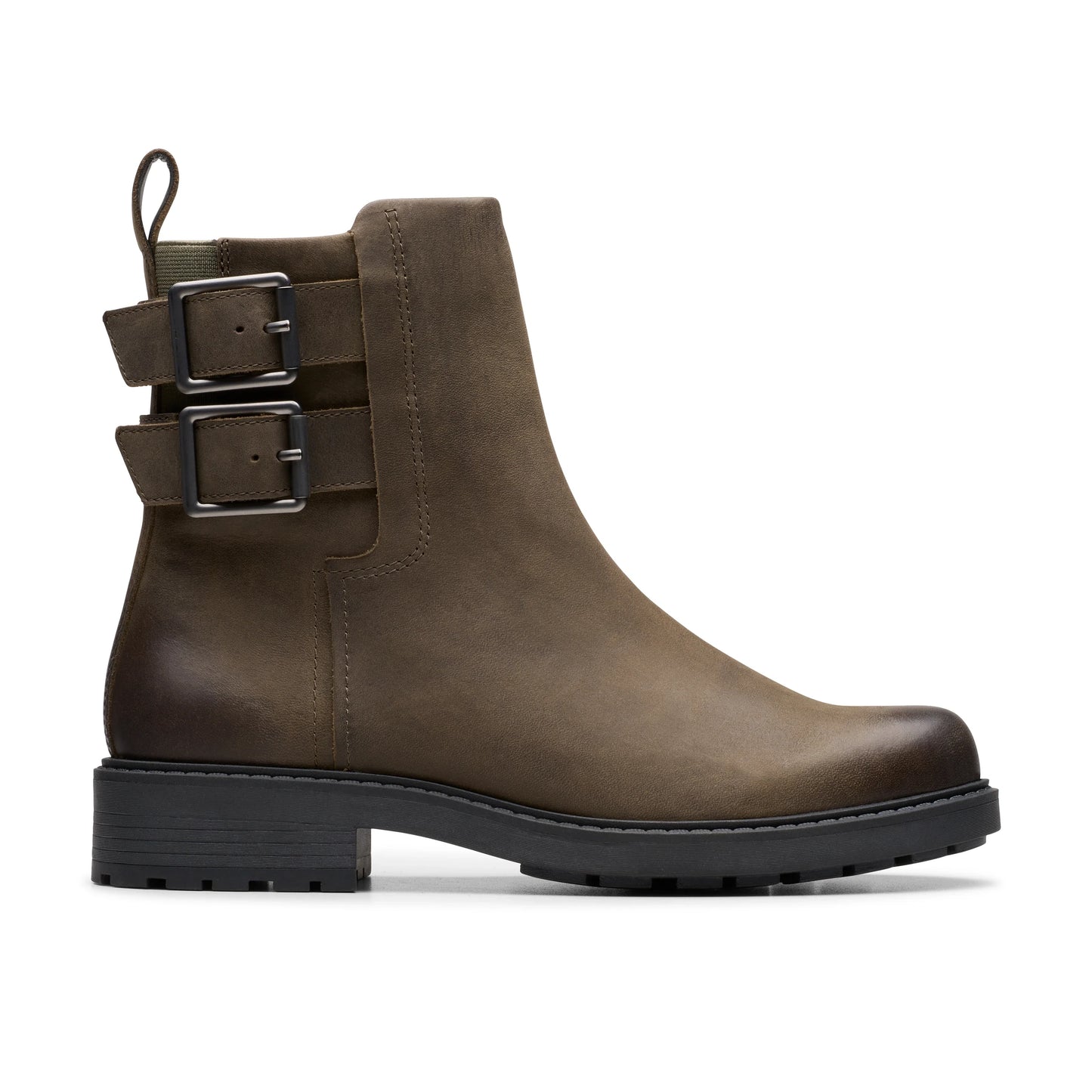 Botas para mujer de la marca clarks modelo orinoco2 bay mole grey lea en color gris