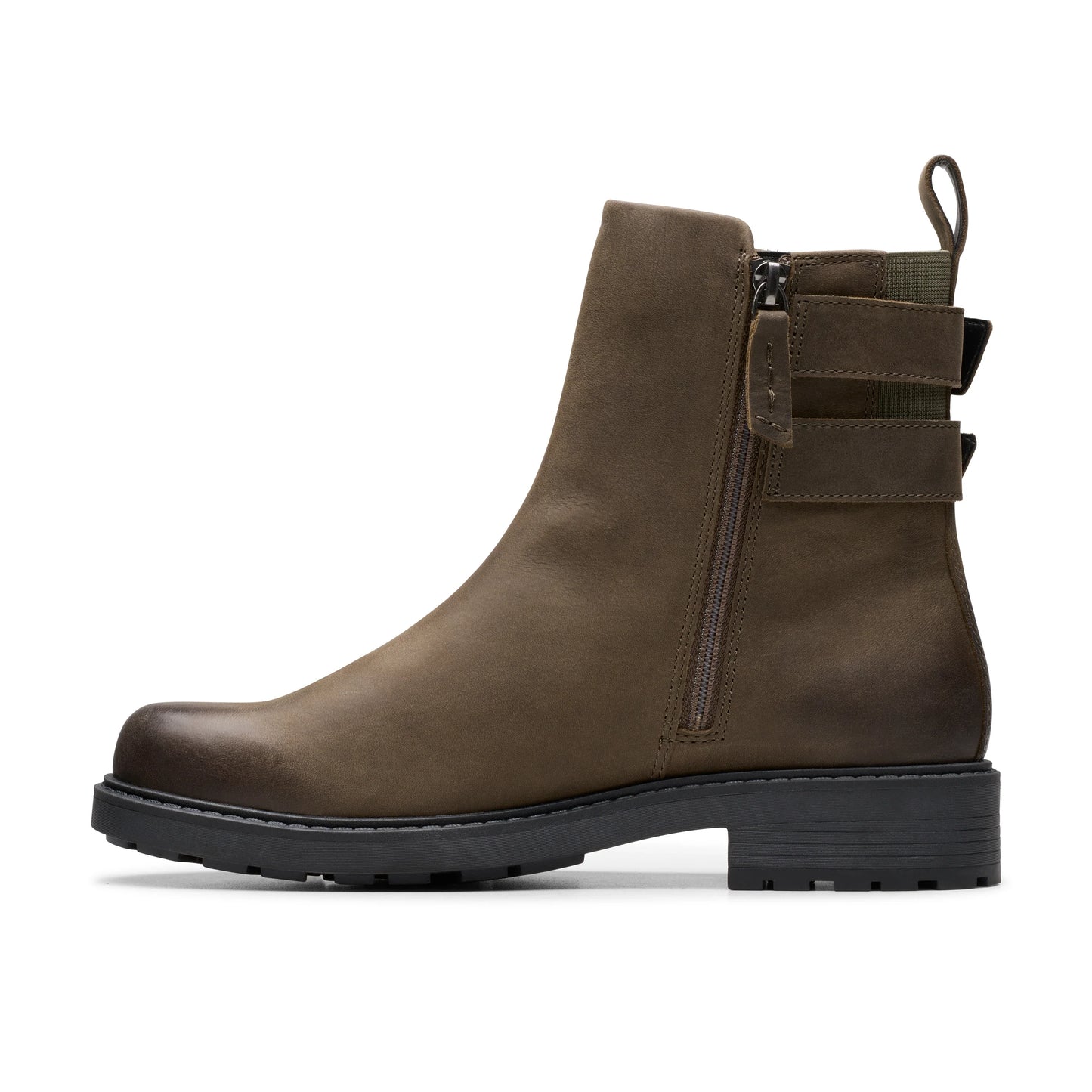 Botas para mujer de la marca clarks modelo orinoco2 bay mole grey lea en color gris