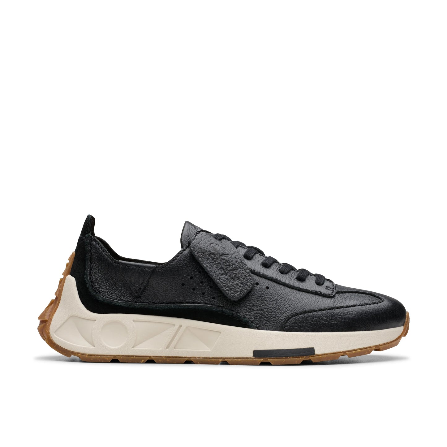 Zapatillas deportivas para mujer de la marca clarks modelo craft speed. black leather en color negro