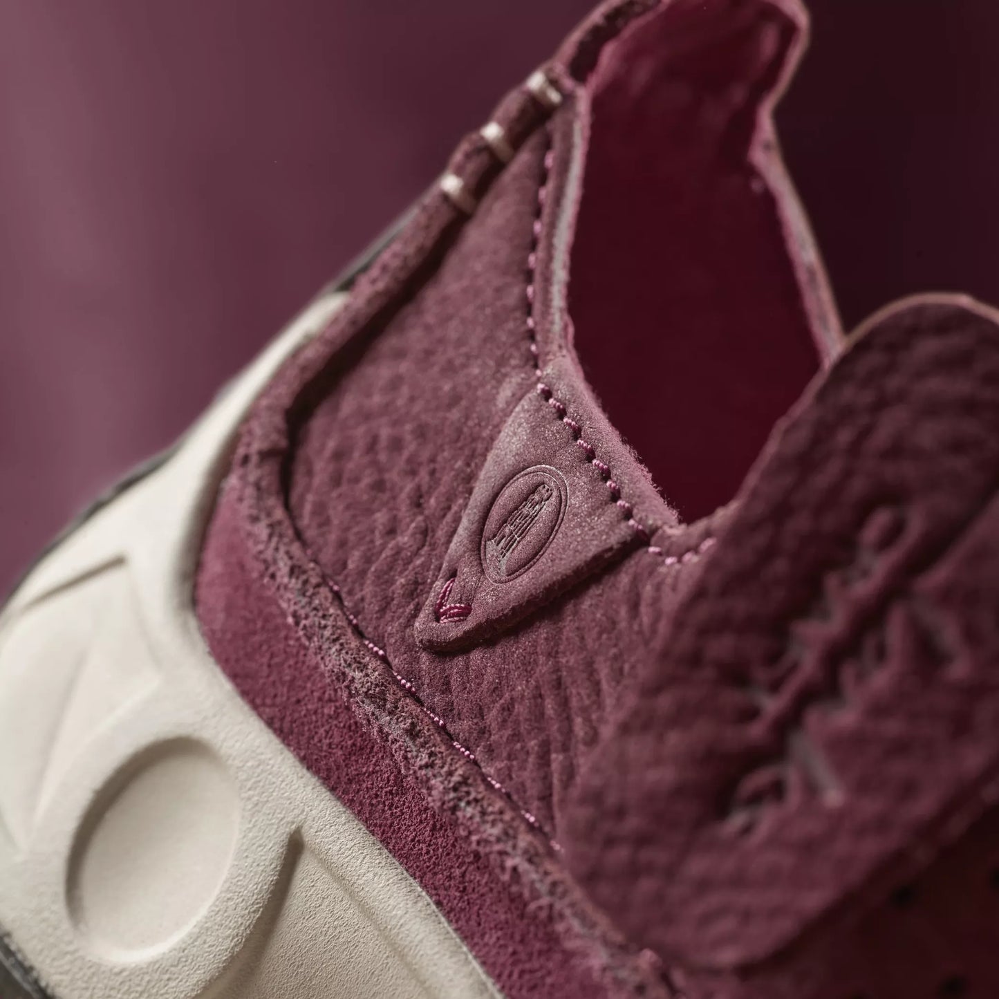 CLARKS | WOMEN'S SNEAKERS | CRAFT SPEED BURGUNDY NUBUCK | RED