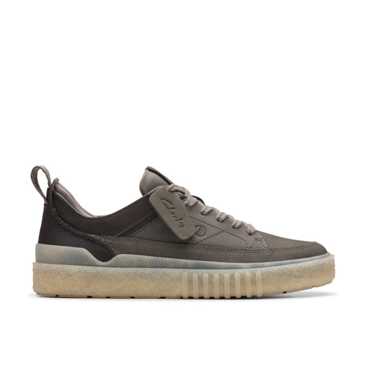 Sneakers De La Marca Clarks  Para Hombre Modelo Somerset Lace Dark Grey Nubuck En Color Gris
