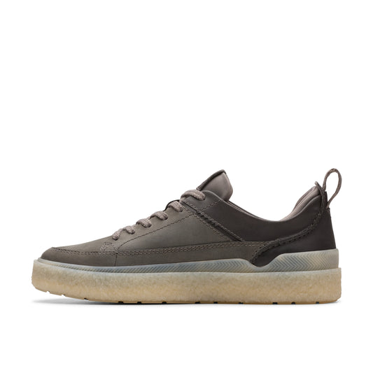 Sneakers De La Marca Clarks  Para Hombre Modelo Somerset Lace Dark Grey Nubuck En Color Gris