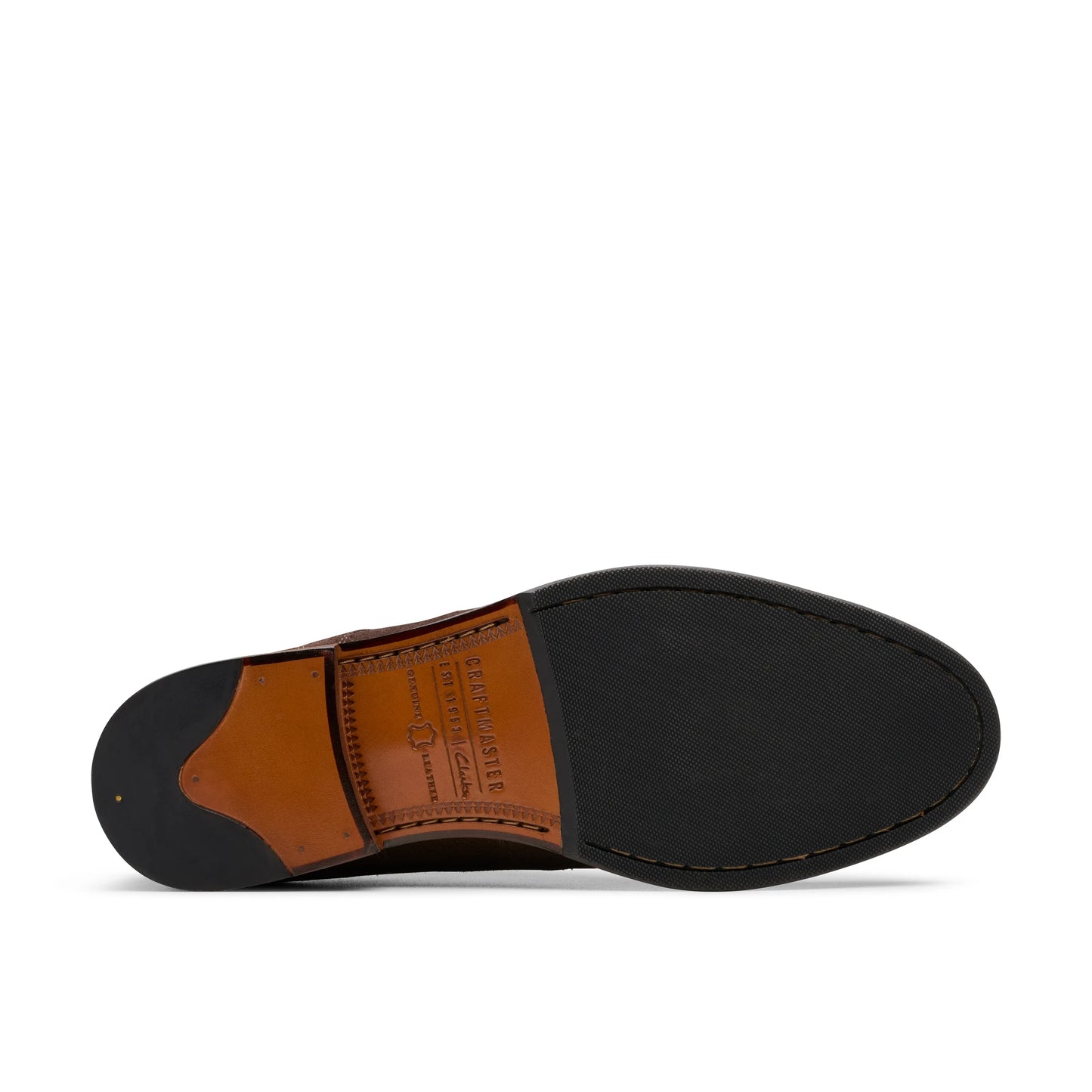 Zapatos De Vestir De La Marca Clarks  Para Hombre Modelo Craftjames Tie Dark Brown Suede En Color Marrón