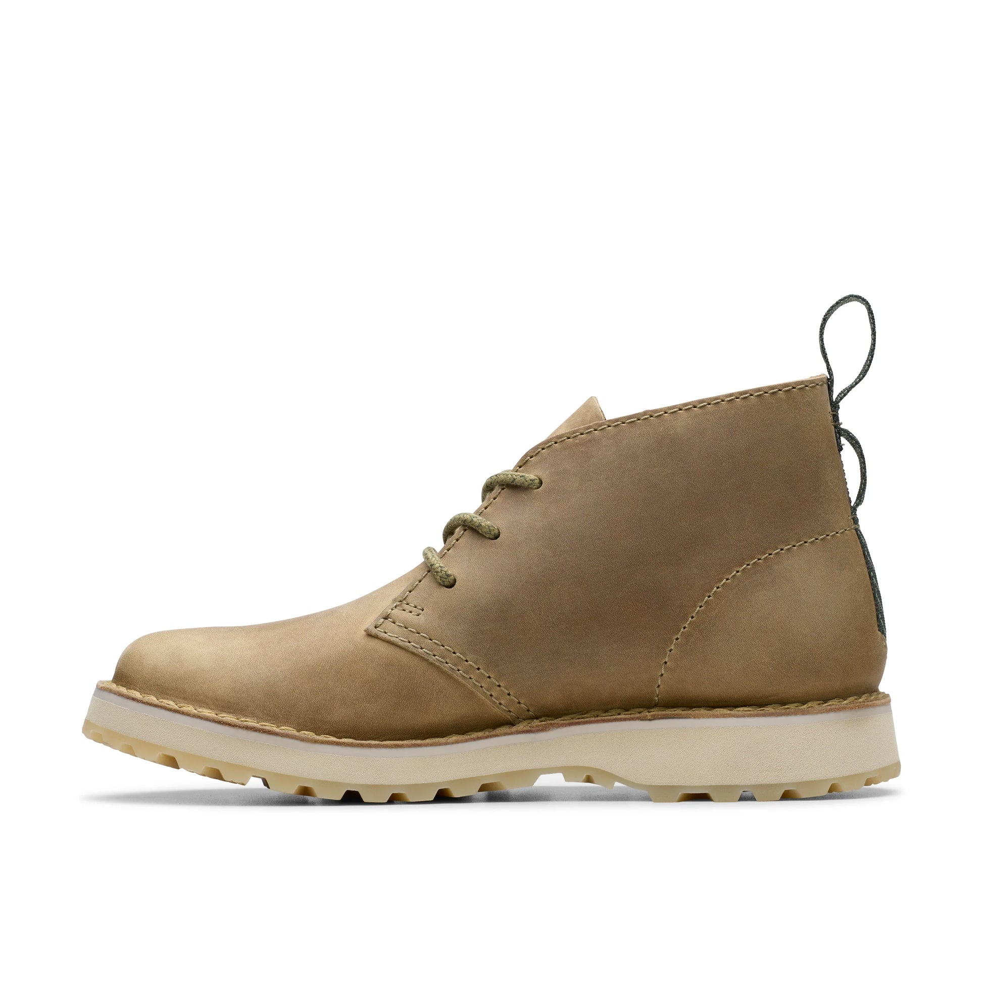 Botas para hombre de la marca clarks modelo solsbury db dark sand lea en color beige