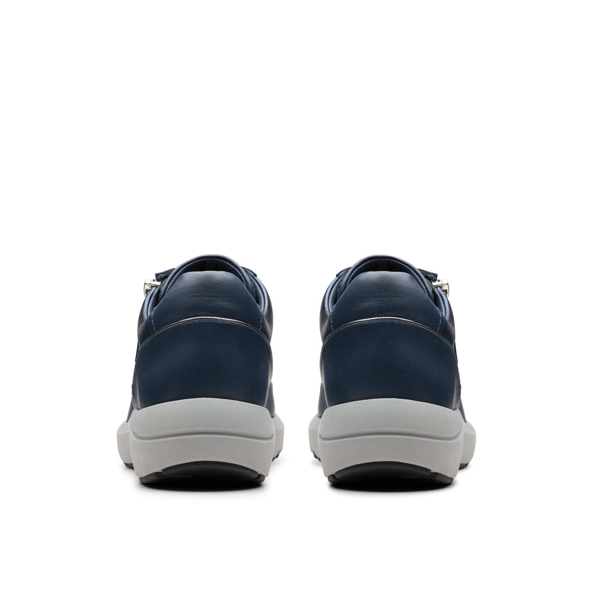 Zapatillas deportivas para mujer de la marca clarks modelo tivoli zip navy combi en color azul