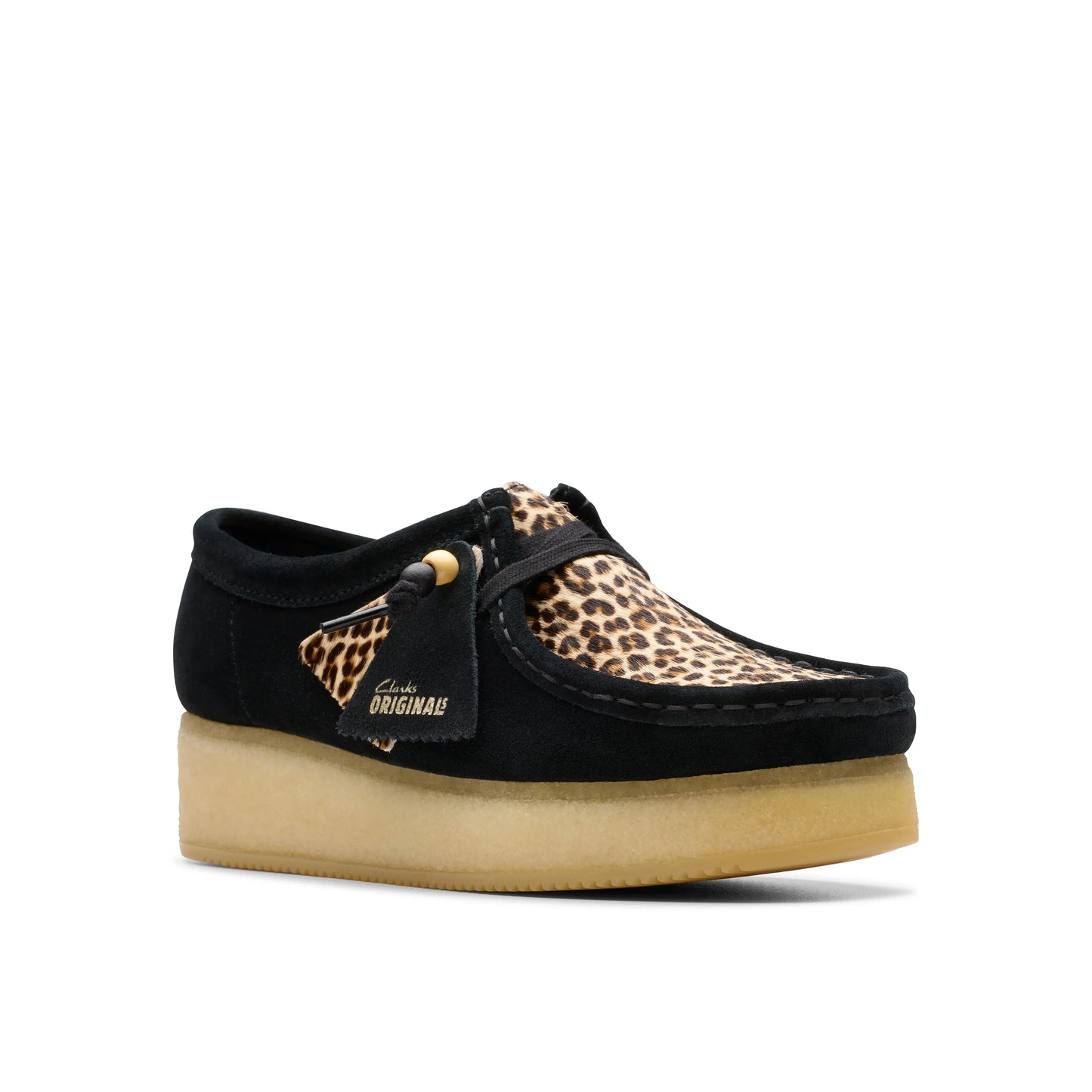 Zapatos casual para mujer de la marca clarks modelo wallacraft bee leopard prt comb en color amarillo