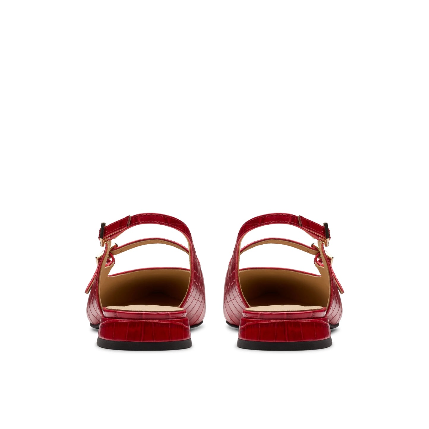 Zapatos de vestir para mujer de la marca clarks modelo sensa15 shine red interest en color rojo