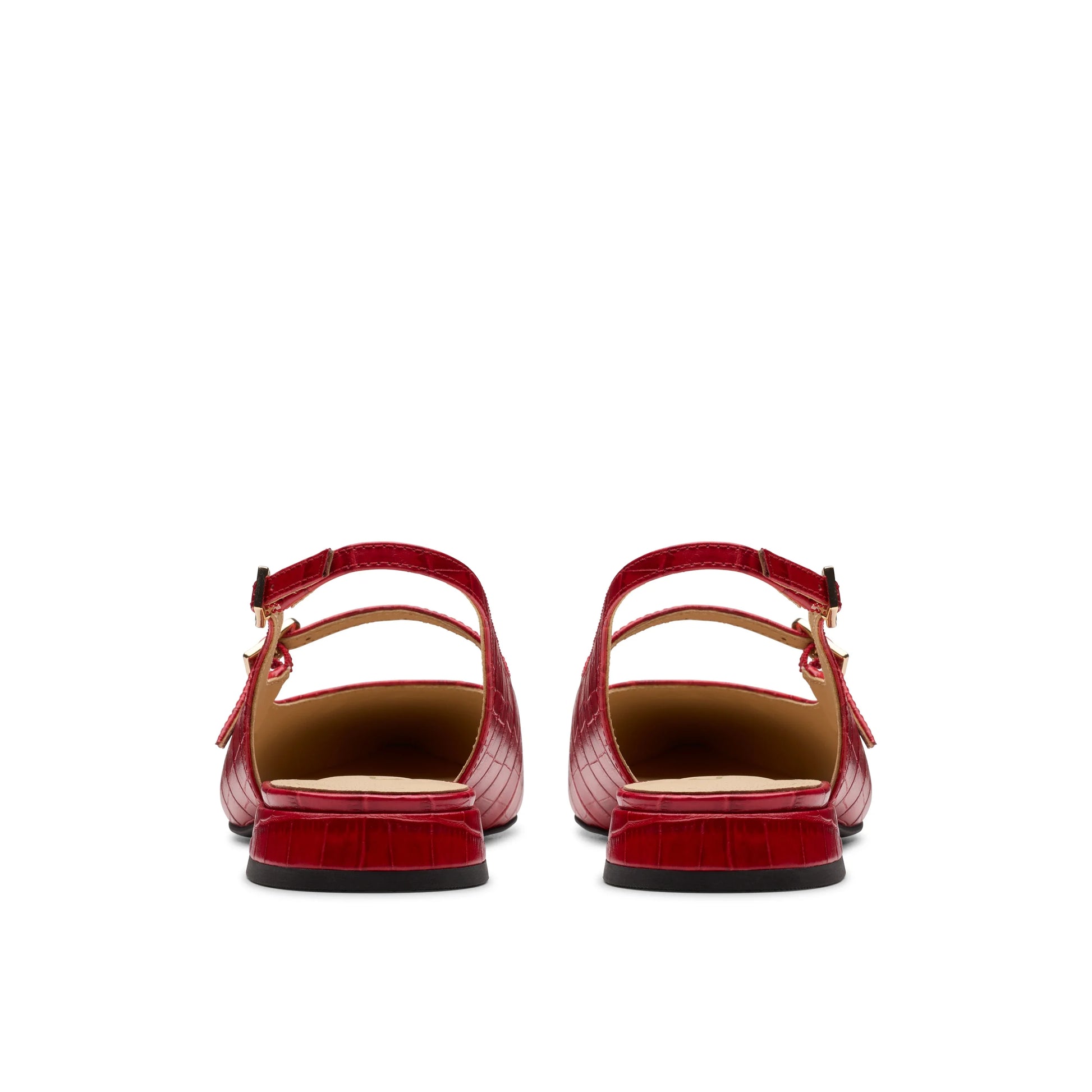 Zapatos de vestir para mujer de la marca clarks modelo sensa15 shine red interest en color rojo