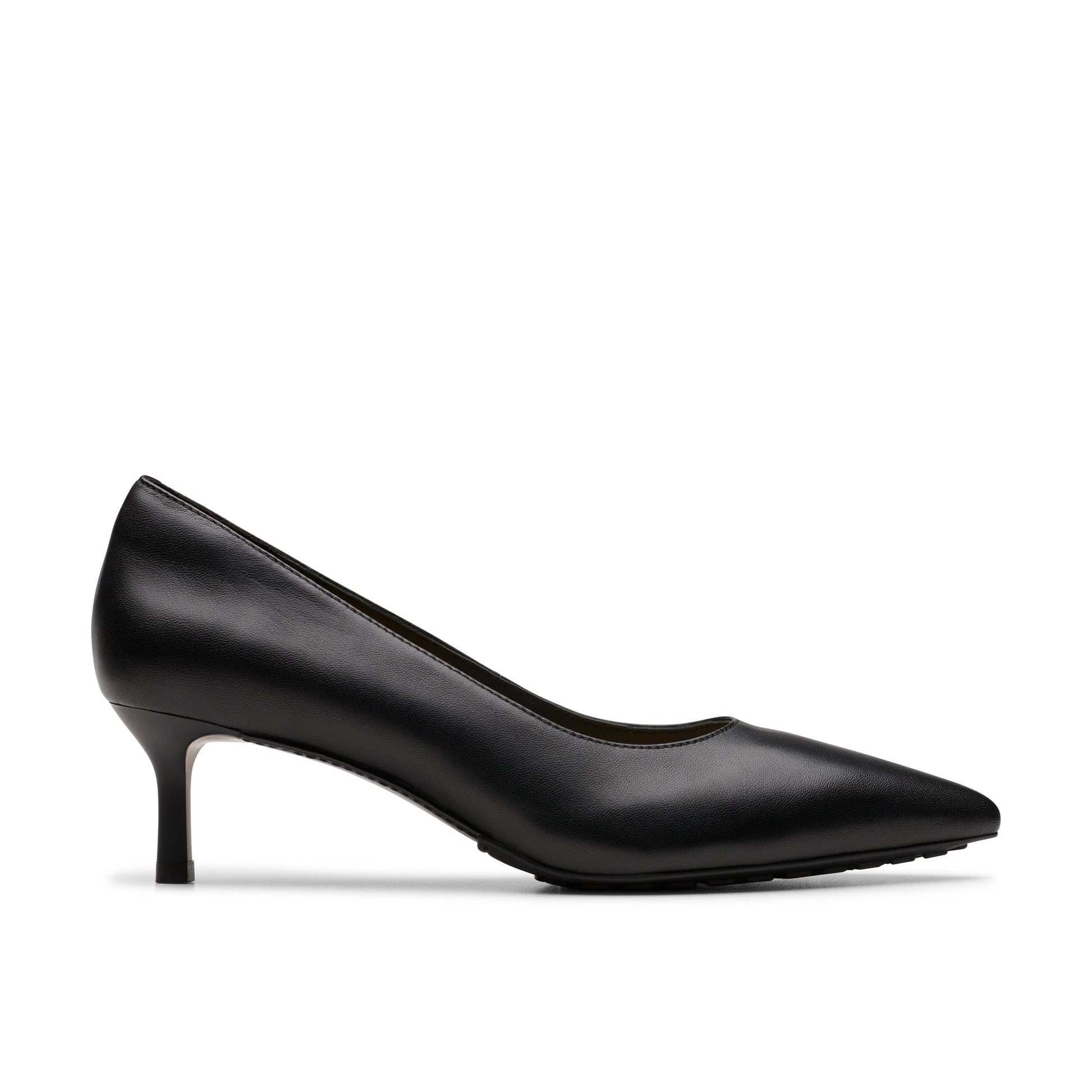 Zapatos de vestir para mujer de la marca clarks modelo adela court black leather en color negro