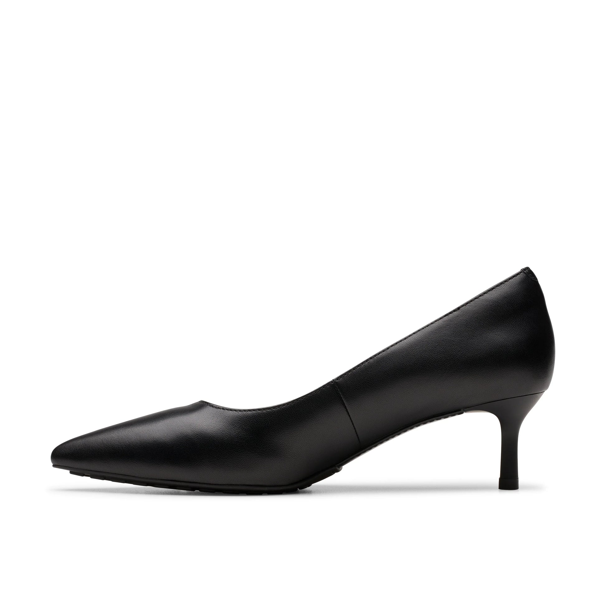 Zapatos de vestir para mujer de la marca clarks modelo adela court black leather en color negro