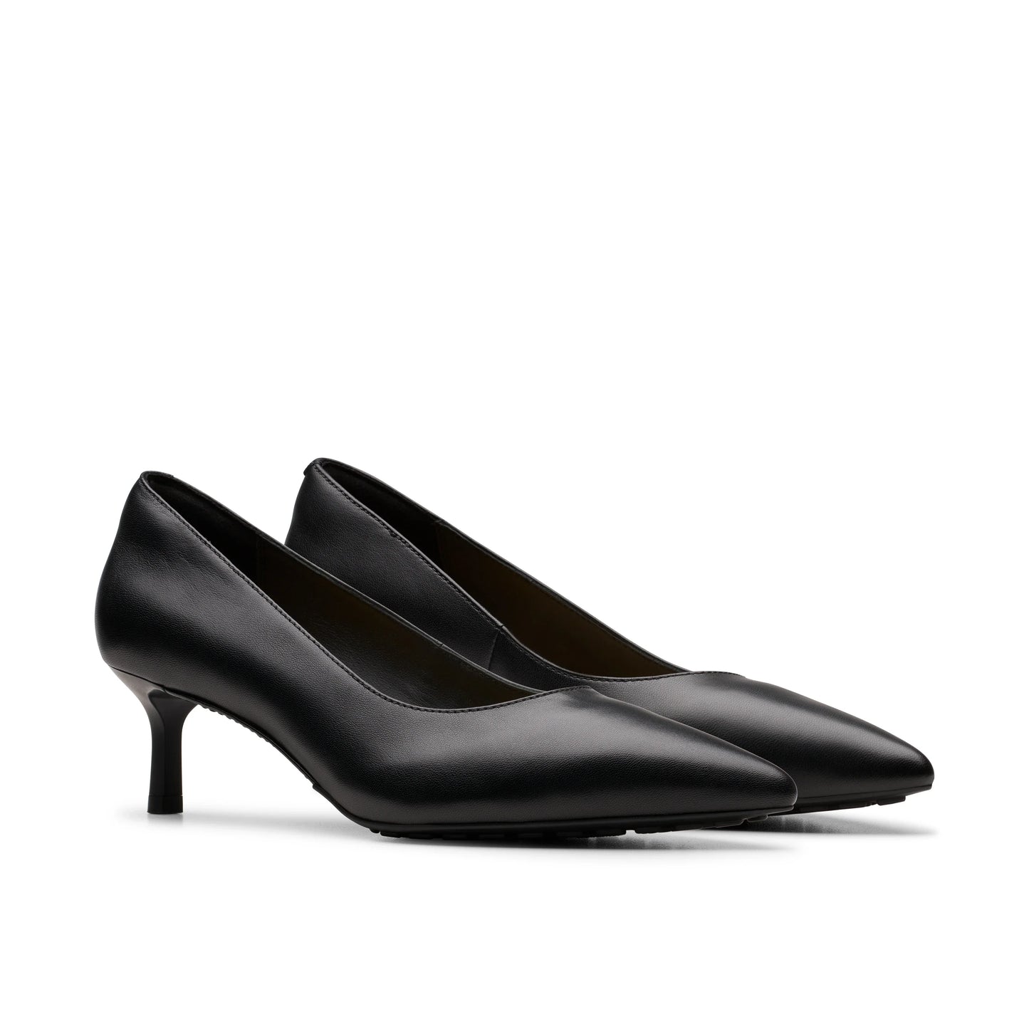 Zapatos de vestir para mujer de la marca clarks modelo adela court black leather en color negro