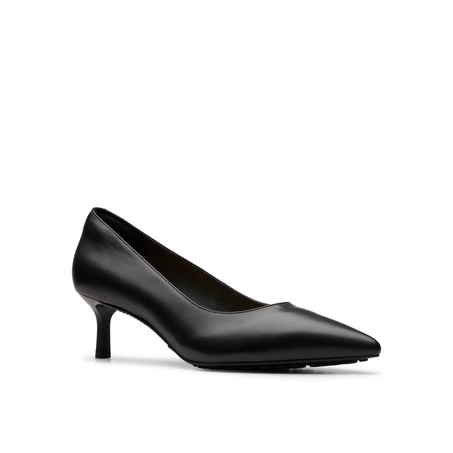 Zapatos de vestir para mujer de la marca clarks modelo adela court black leather en color negro