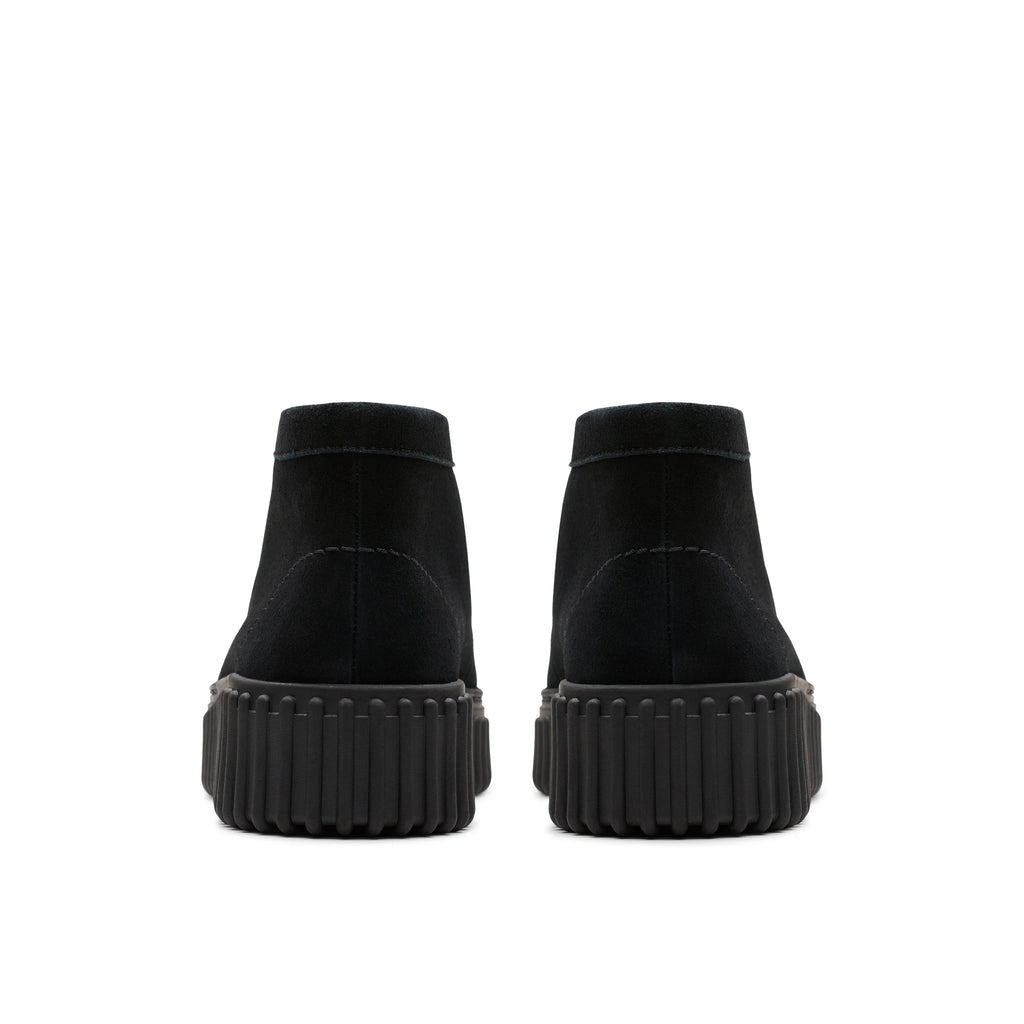 Botines De La Marca Clarks  Para Mujer Modelo Torhill Moss Black Suede En Color Negro