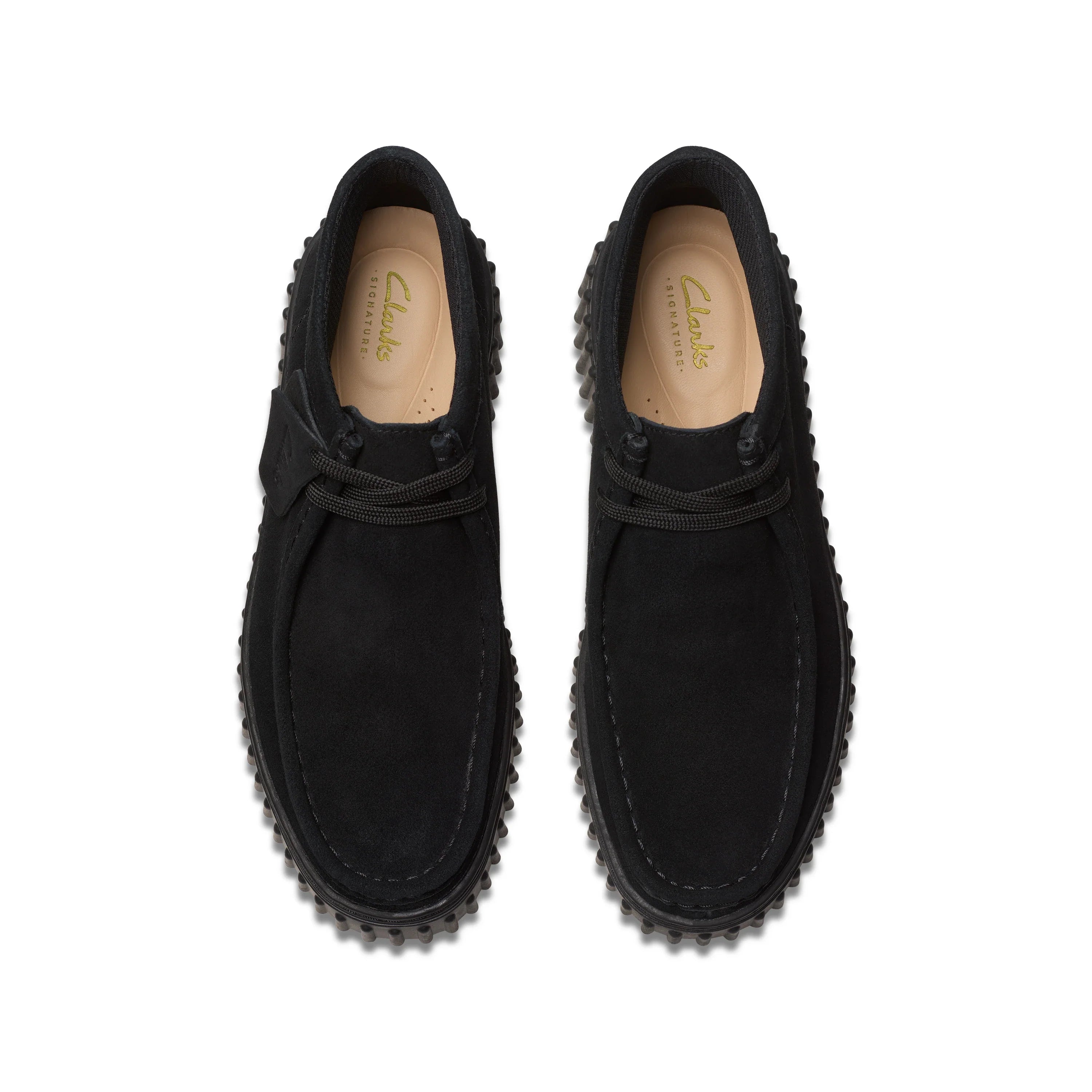 Botines De La Marca Clarks  Para Mujer Modelo Torhill Moss Black Suede En Color Negro