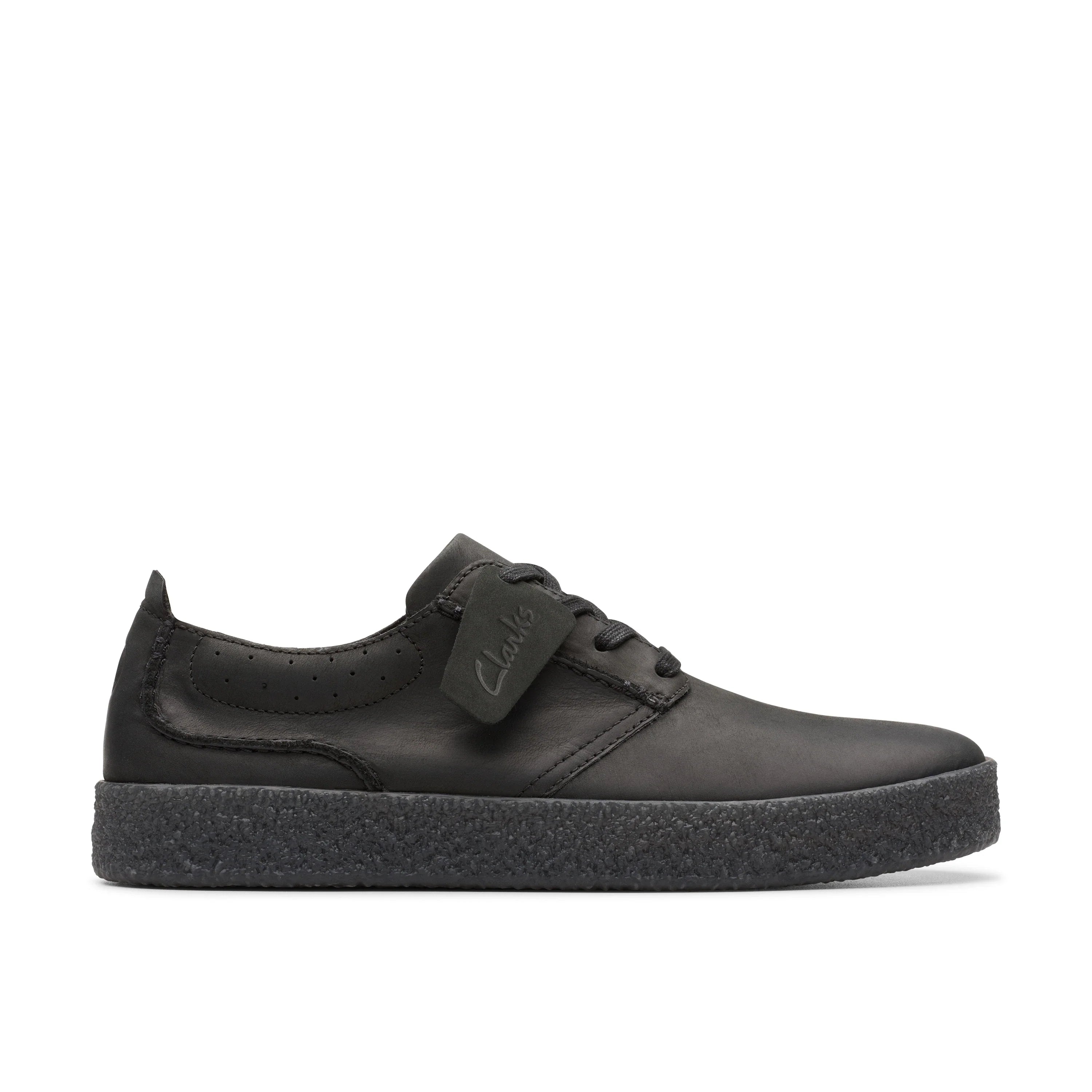 Zapatos Casual De La Marca Clarks  Para Hombre Modelo Streethilllace Black Leather En Color Negro