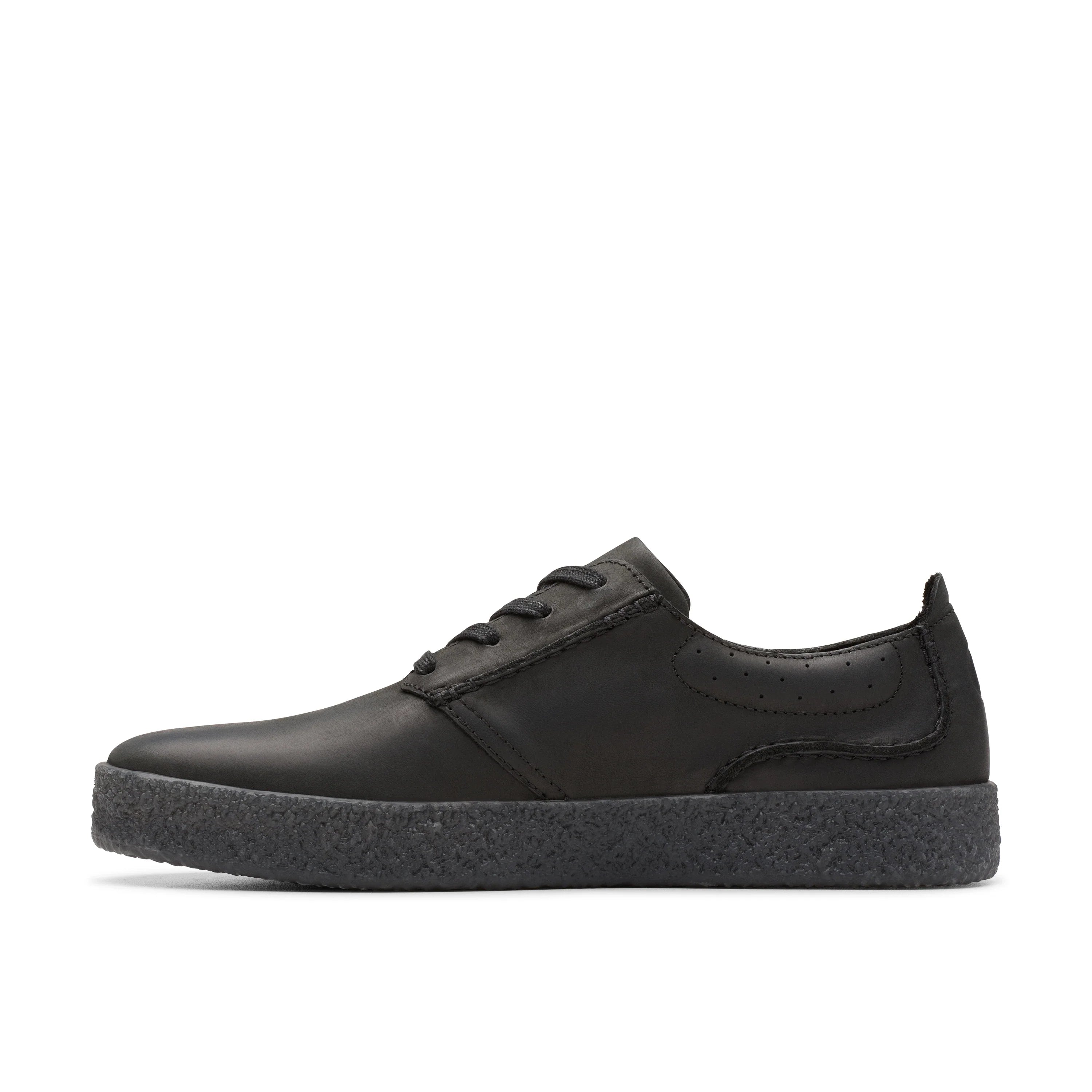 Zapatos Casual De La Marca Clarks  Para Hombre Modelo Streethilllace Black Leather En Color Negro