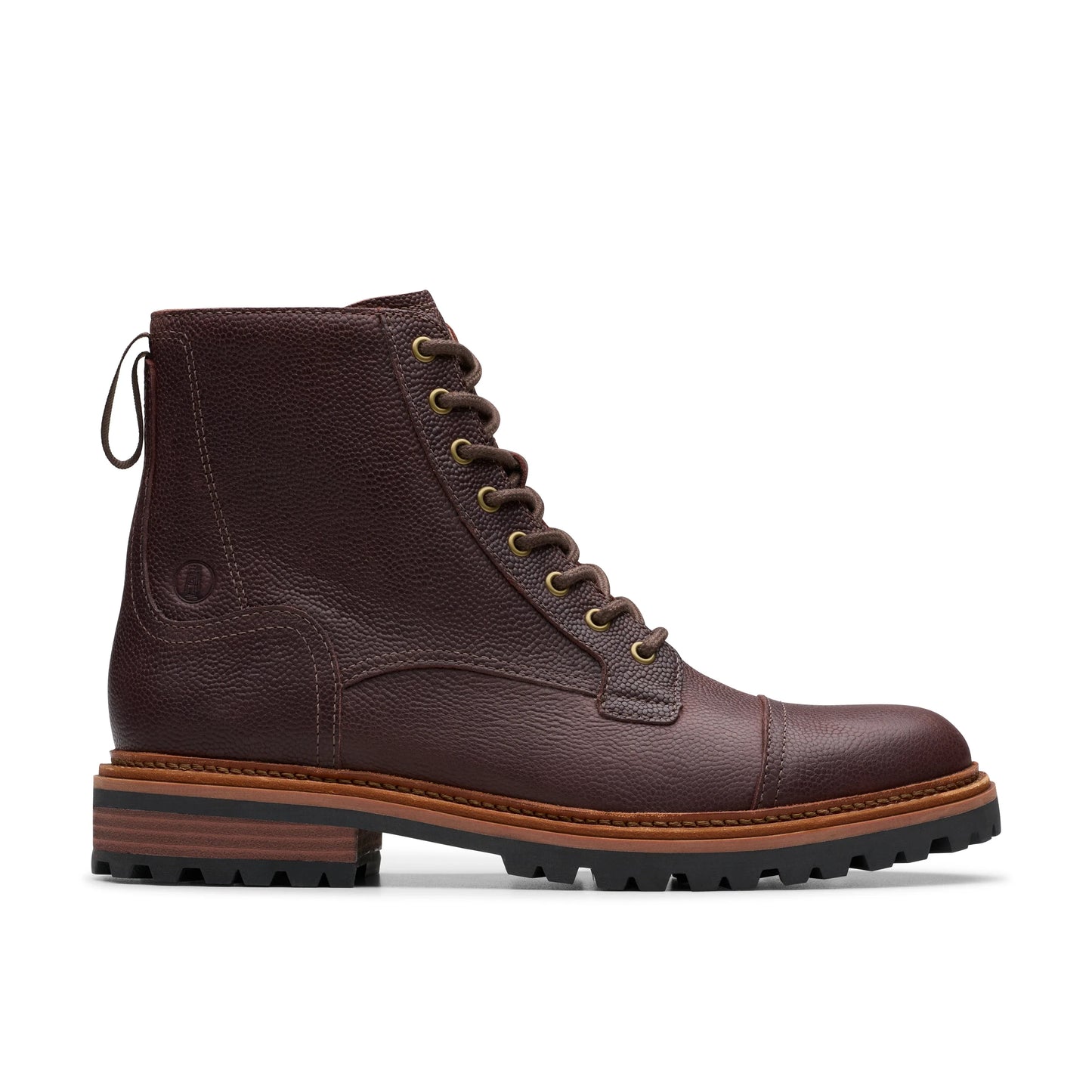 Botas para hombre de la marca clarks modelo clarkridge hi brn scotch grain en color marrón