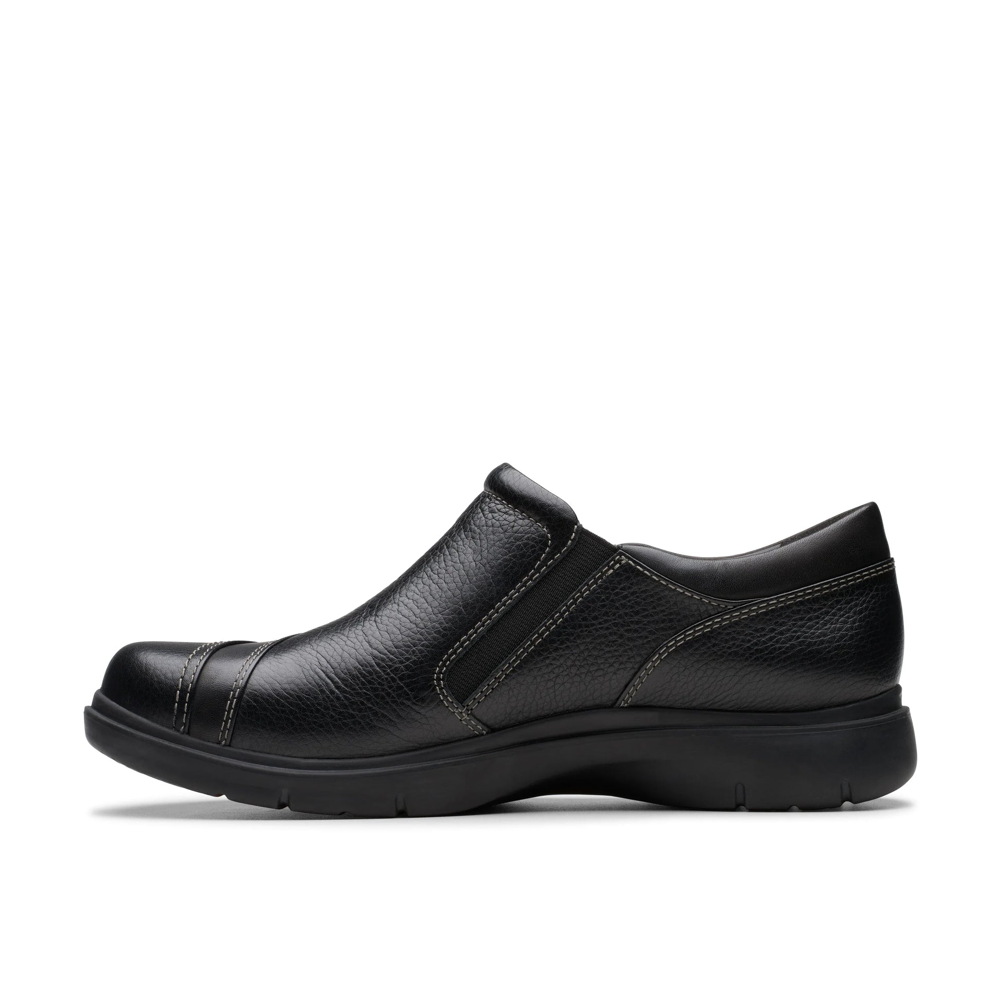 Zapatos casual para mujer de la marca clarks modelo certina pure black leather en color negro