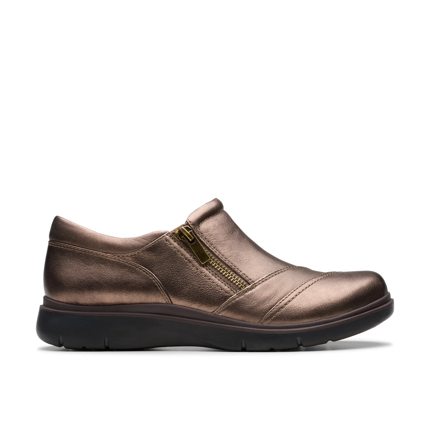 Zapatos casual para mujer de la marca clarks modelo certina pure antique br en color marrón