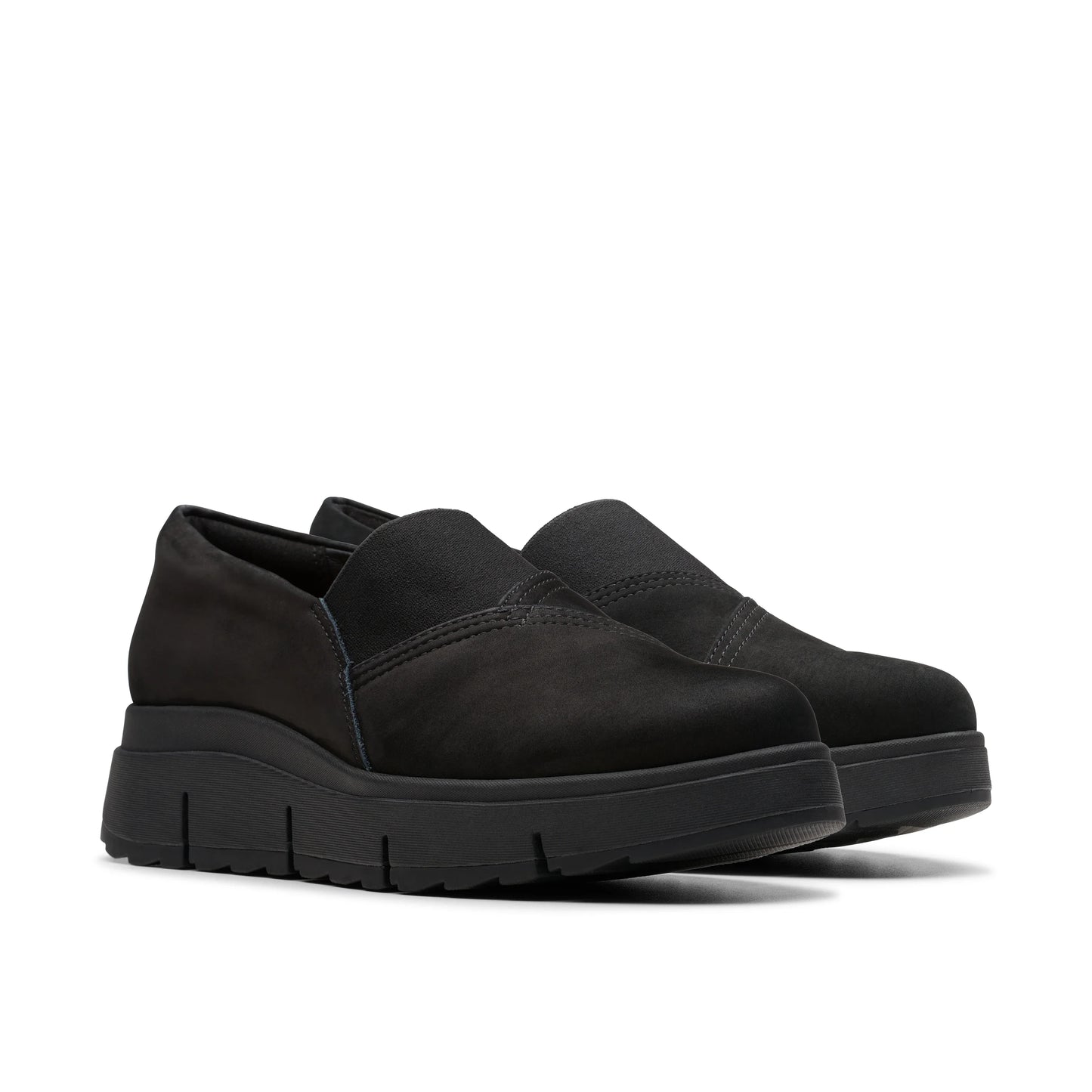 Zapatos casual para mujer de la marca clarks modelo loriini west black en color negro