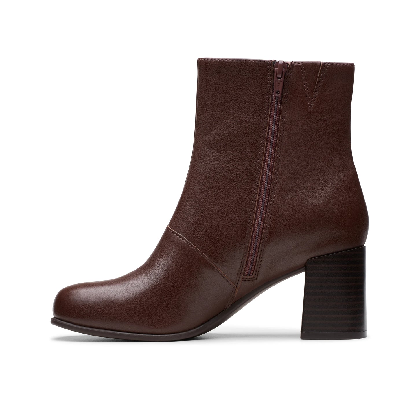 Botas para mujer de la marca clarks modelo keirsta faye brown leather en color marrón