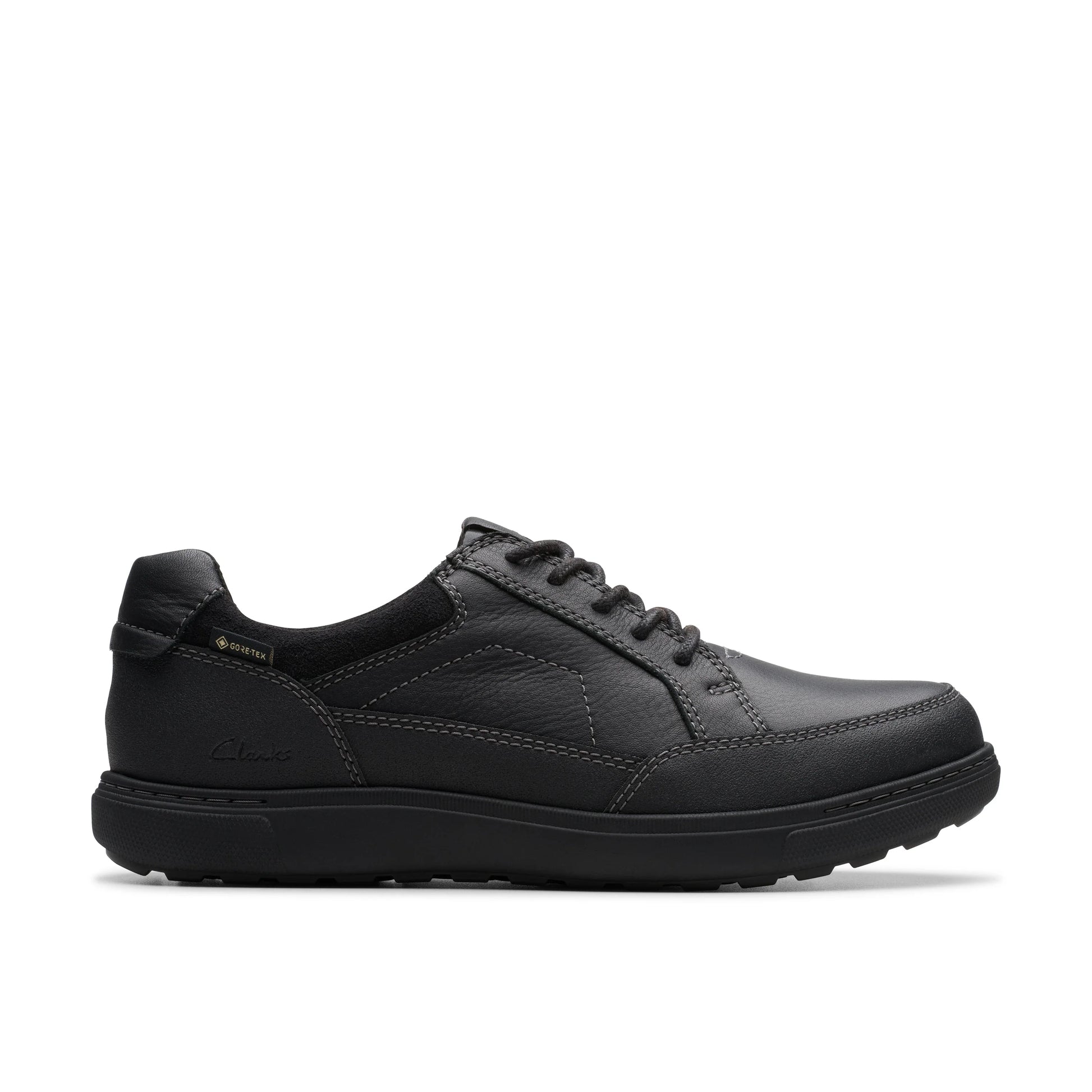 Zapatos casual para hombre de la marca clarks modelo mapstone logtx black leather en color negro