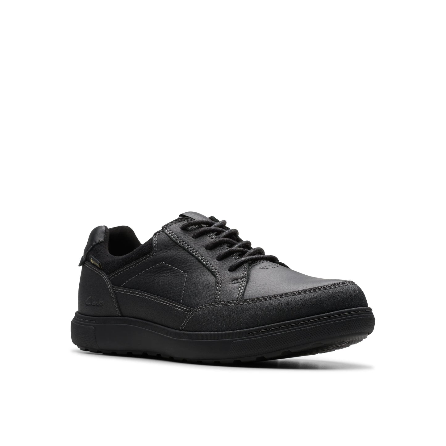 Zapatos casual para hombre de la marca clarks modelo mapstone logtx black leather en color negro