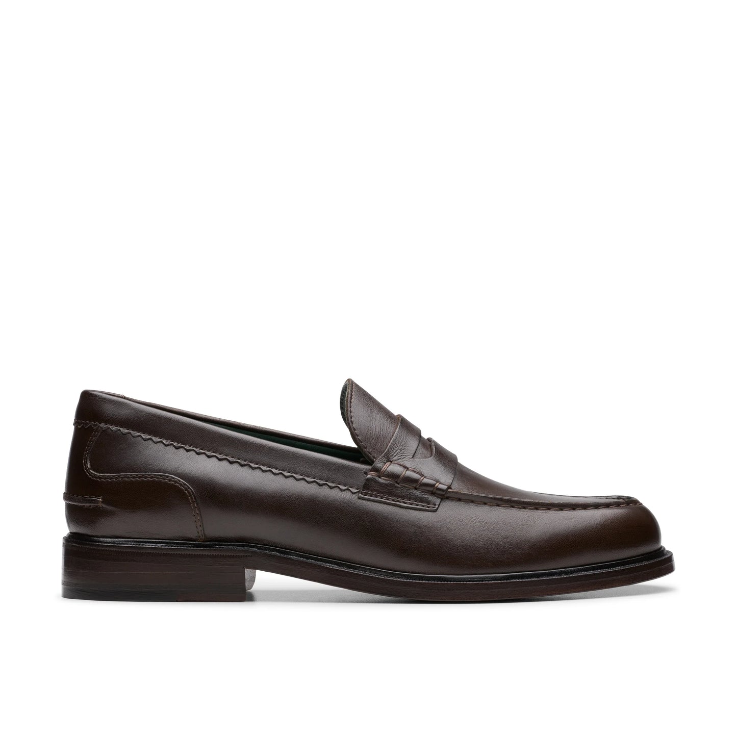 Zapatos de vestir para hombre de la marca clarks modelo craftjames lo dark brown lea en color marrón