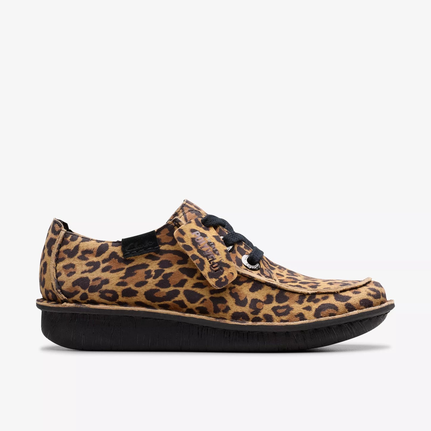 CLARKS | CASUAL SHOES | WOMEN'S | FUNNY DREAM LEOPARD SUEDE | ANIMAL PRINT